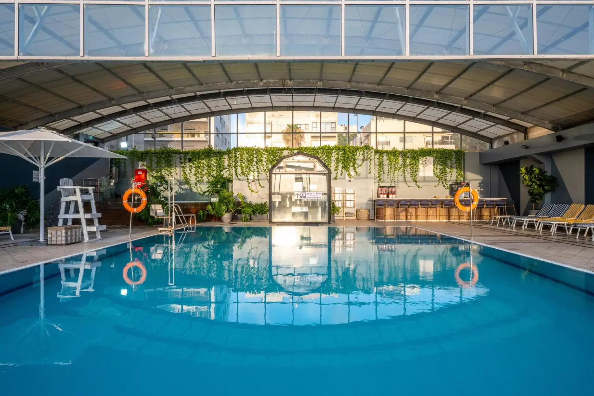 Swimming Pool in Crowne Plaza Tel Aviv Beach, an IHG Hotel