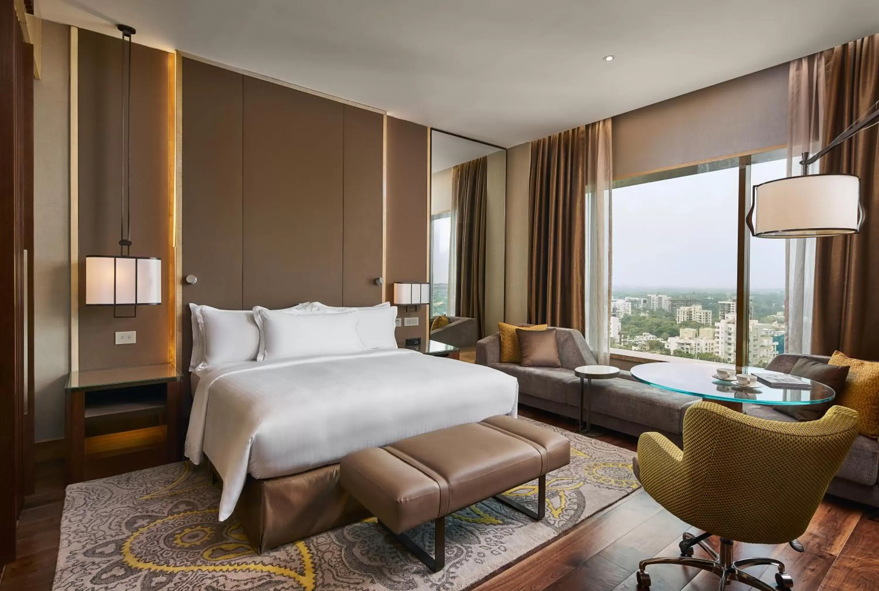 Bedroom, Bed in Conrad Pune