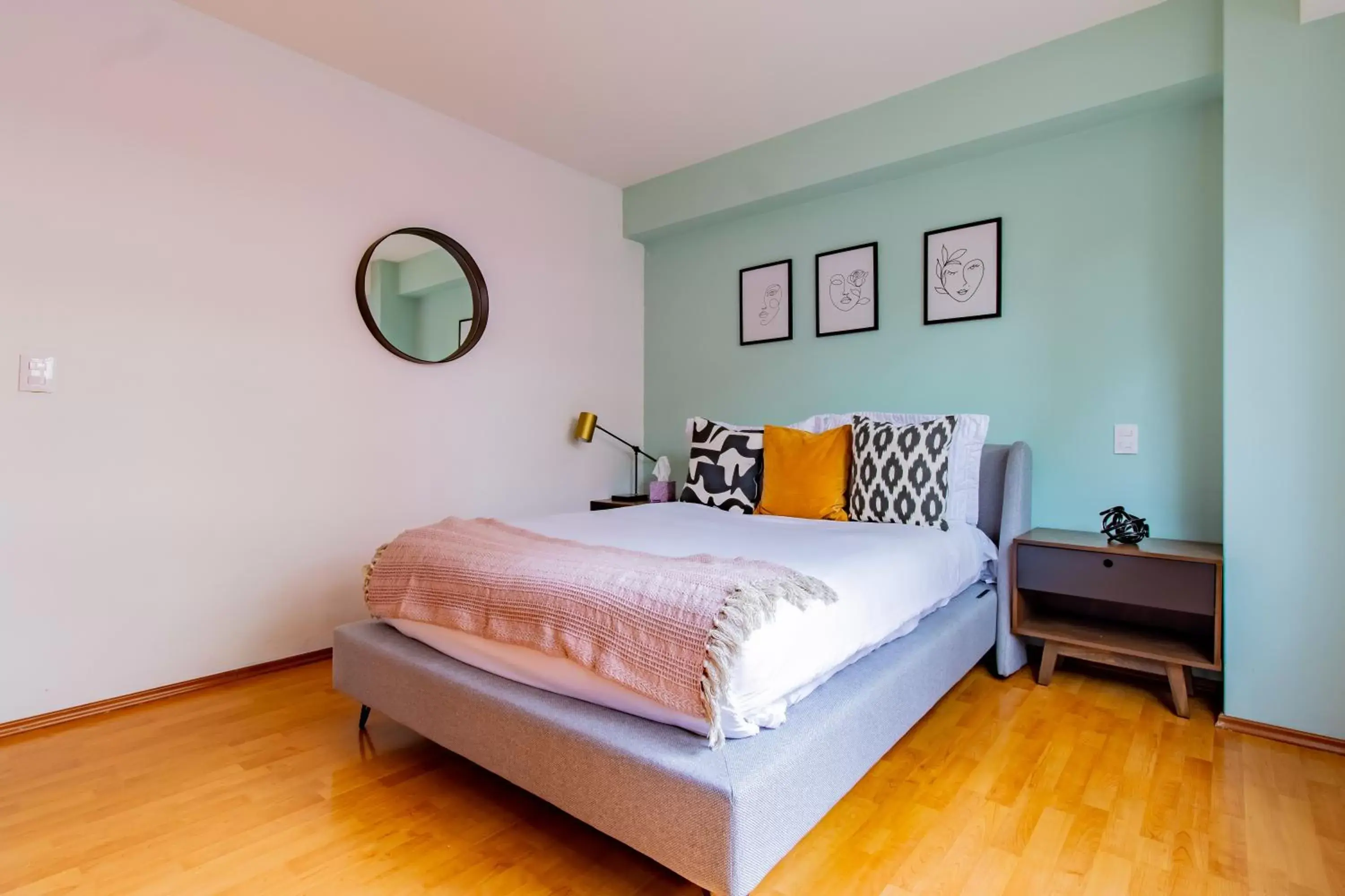 Bedroom, Bed in Capitalia - Apartments - Anzures