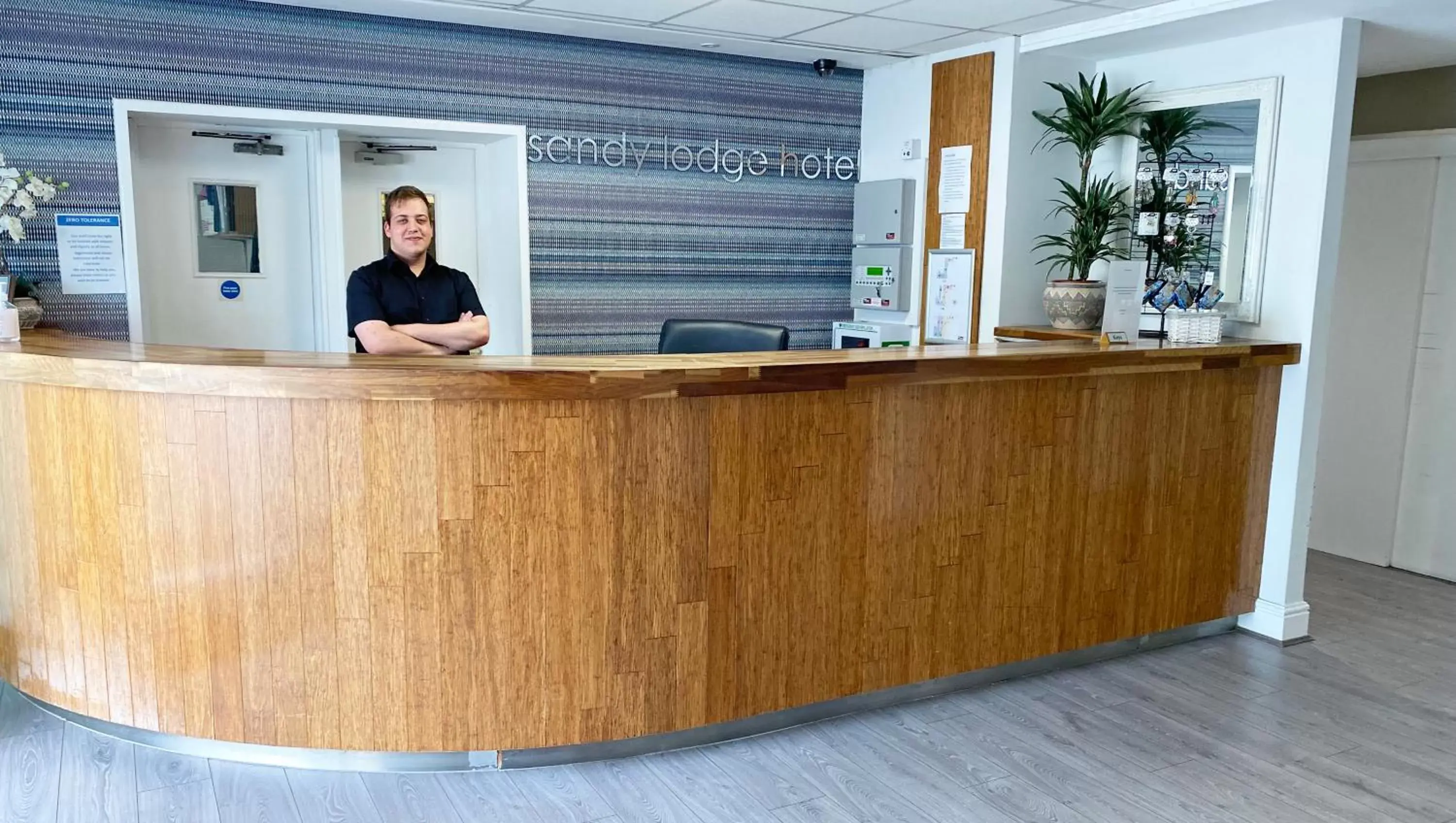 Staff, Lobby/Reception in Magnuson Hotel Sandy Lodge Newquay