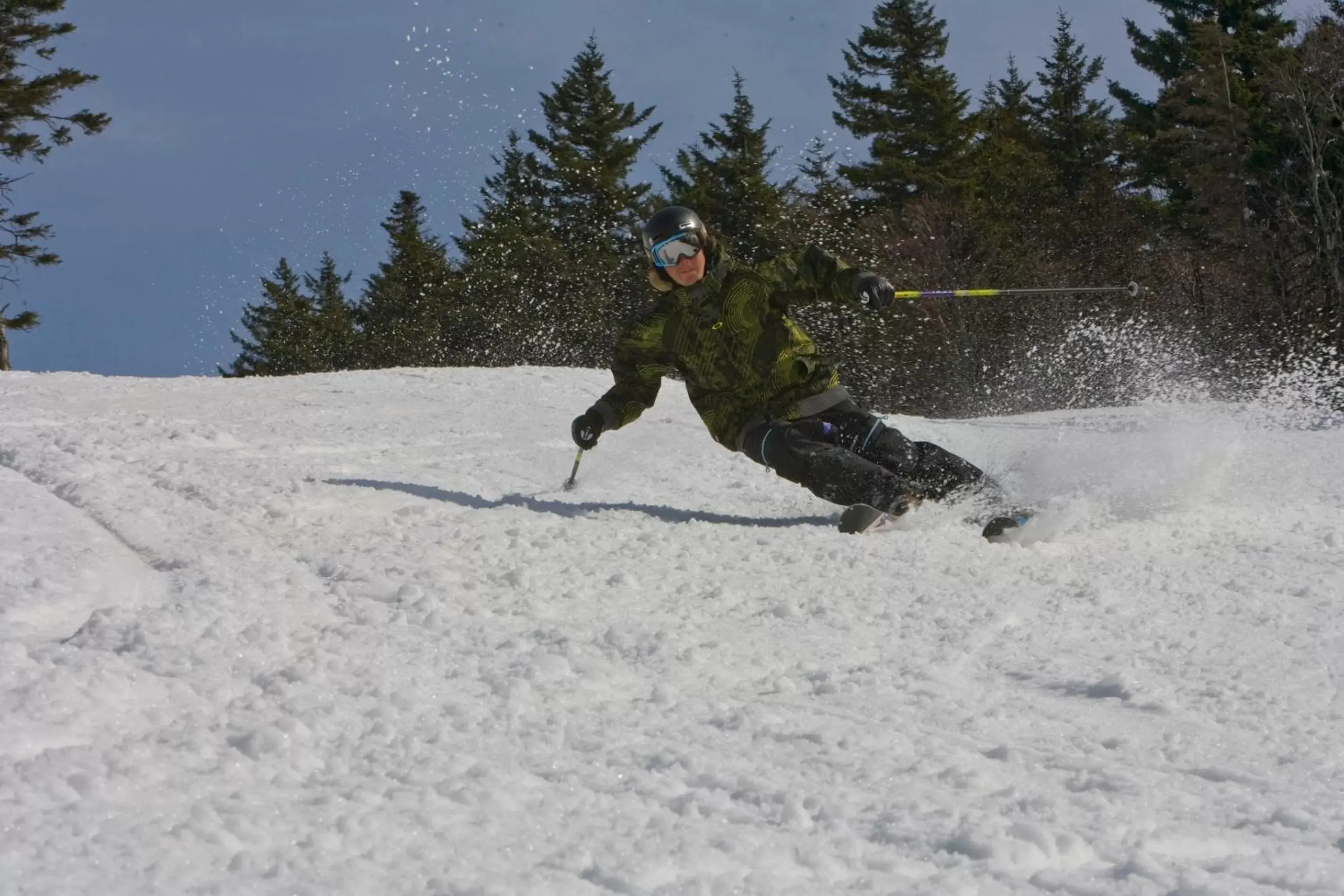 Skiing in Highland House