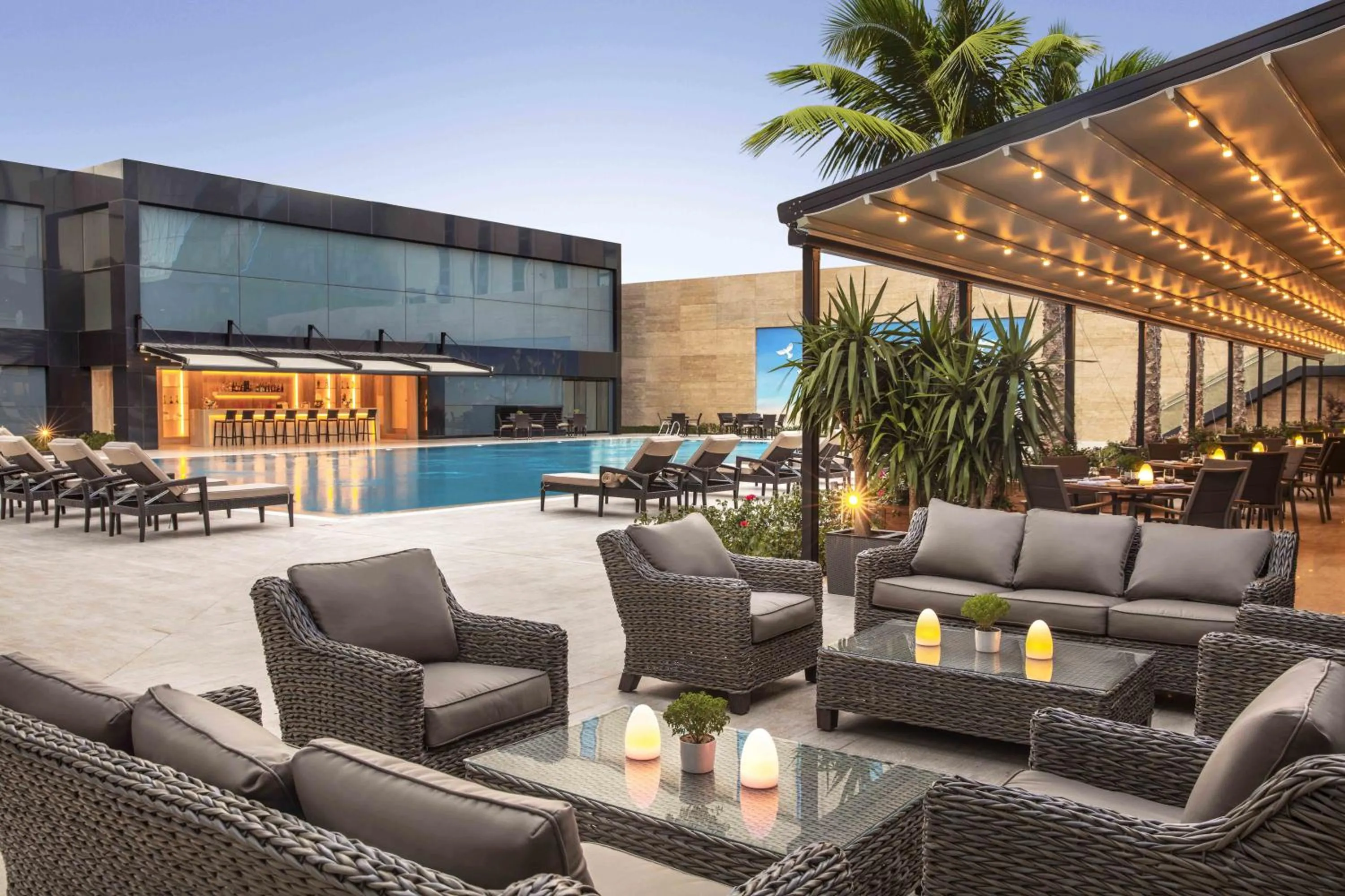 Swimming pool in Tango Arjaan by Rotana Istanbul Asia