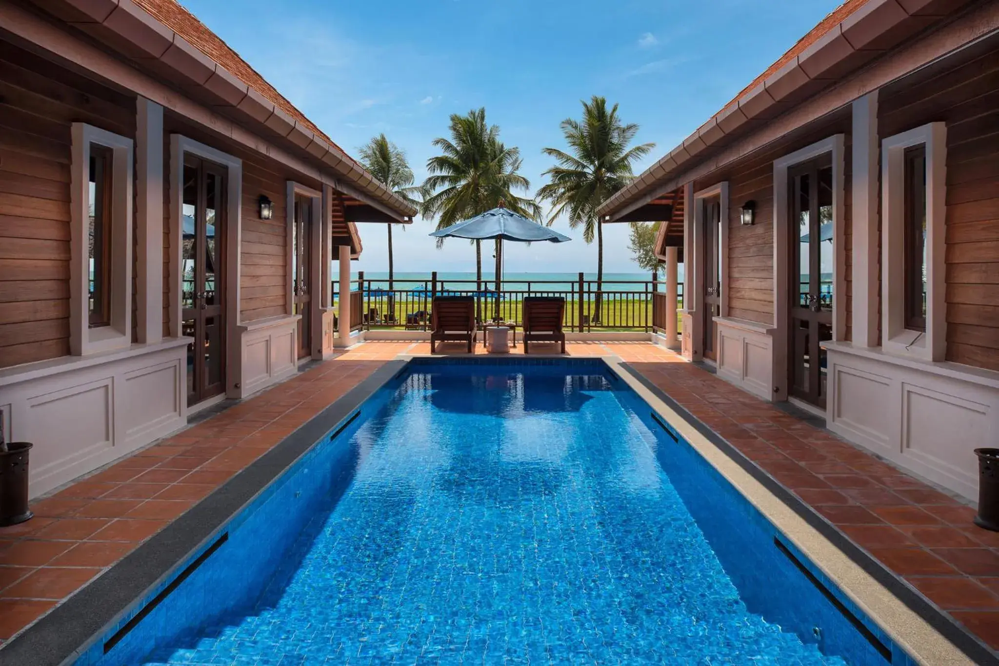 Patio, Swimming Pool in Le Menara Khao Lak