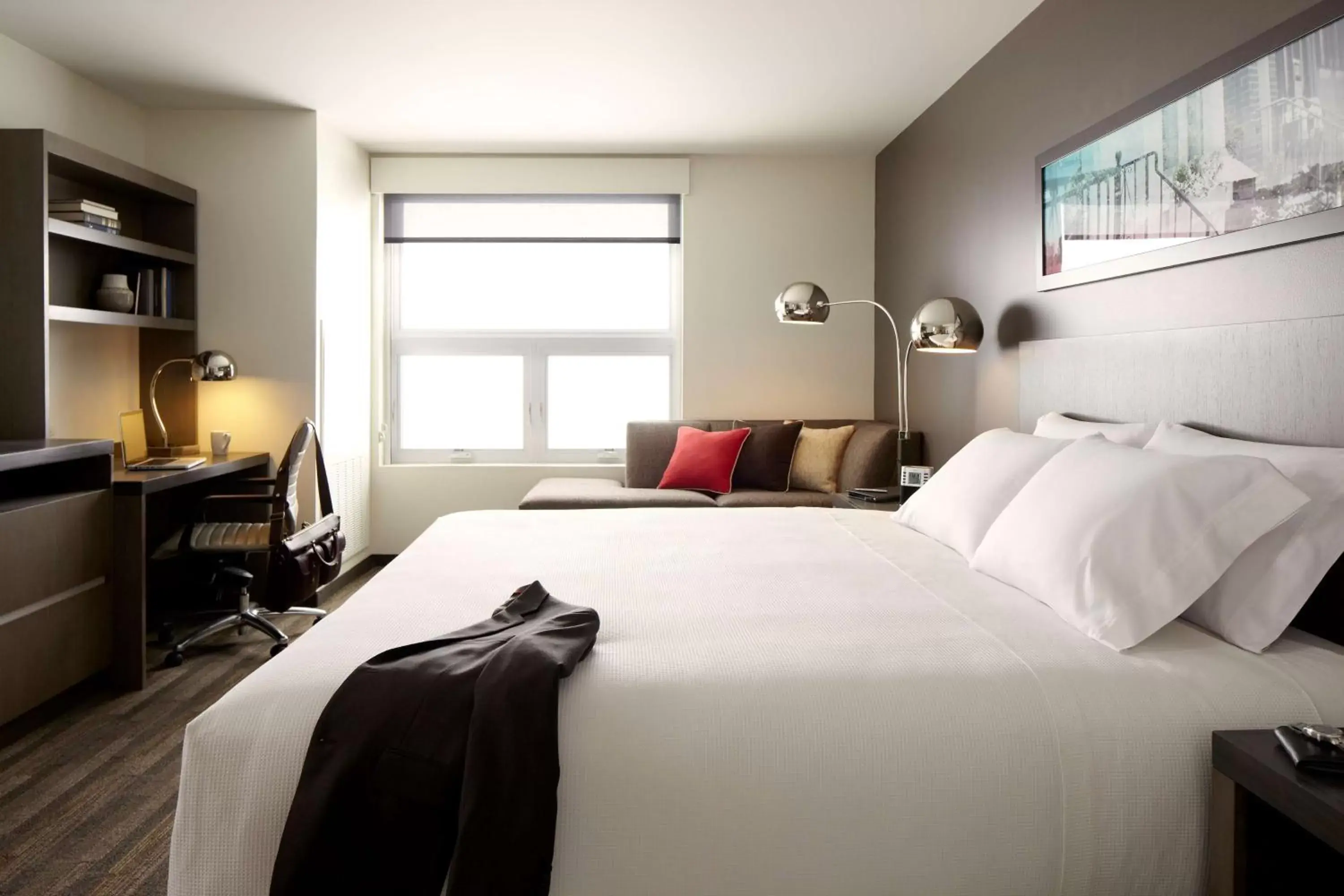 Bedroom, Bed in Hyatt House Allentown-Lehigh Valley