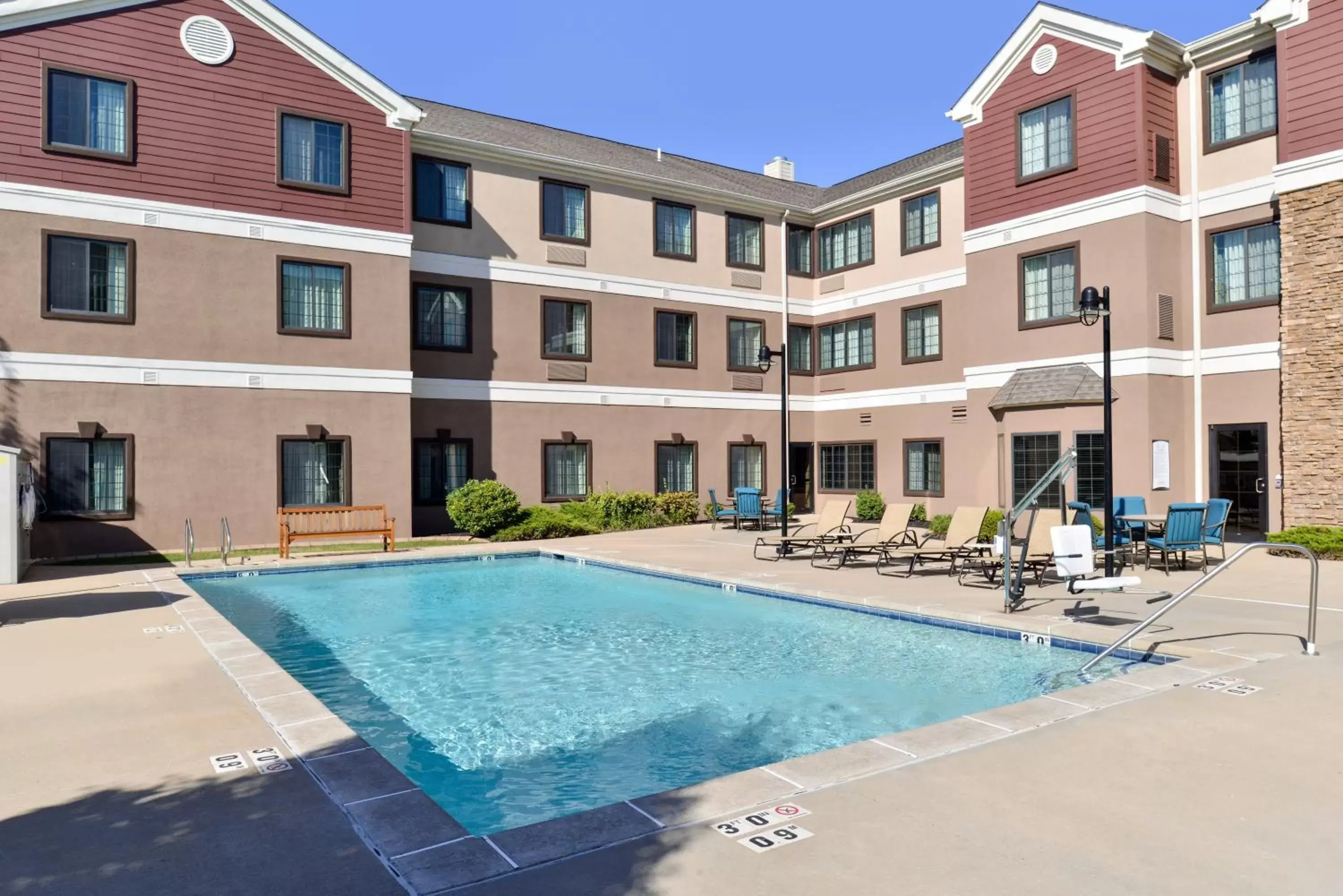 Swimming pool, Property Building in Staybridge Suites O'Fallon Chesterfield, an IHG Hotel