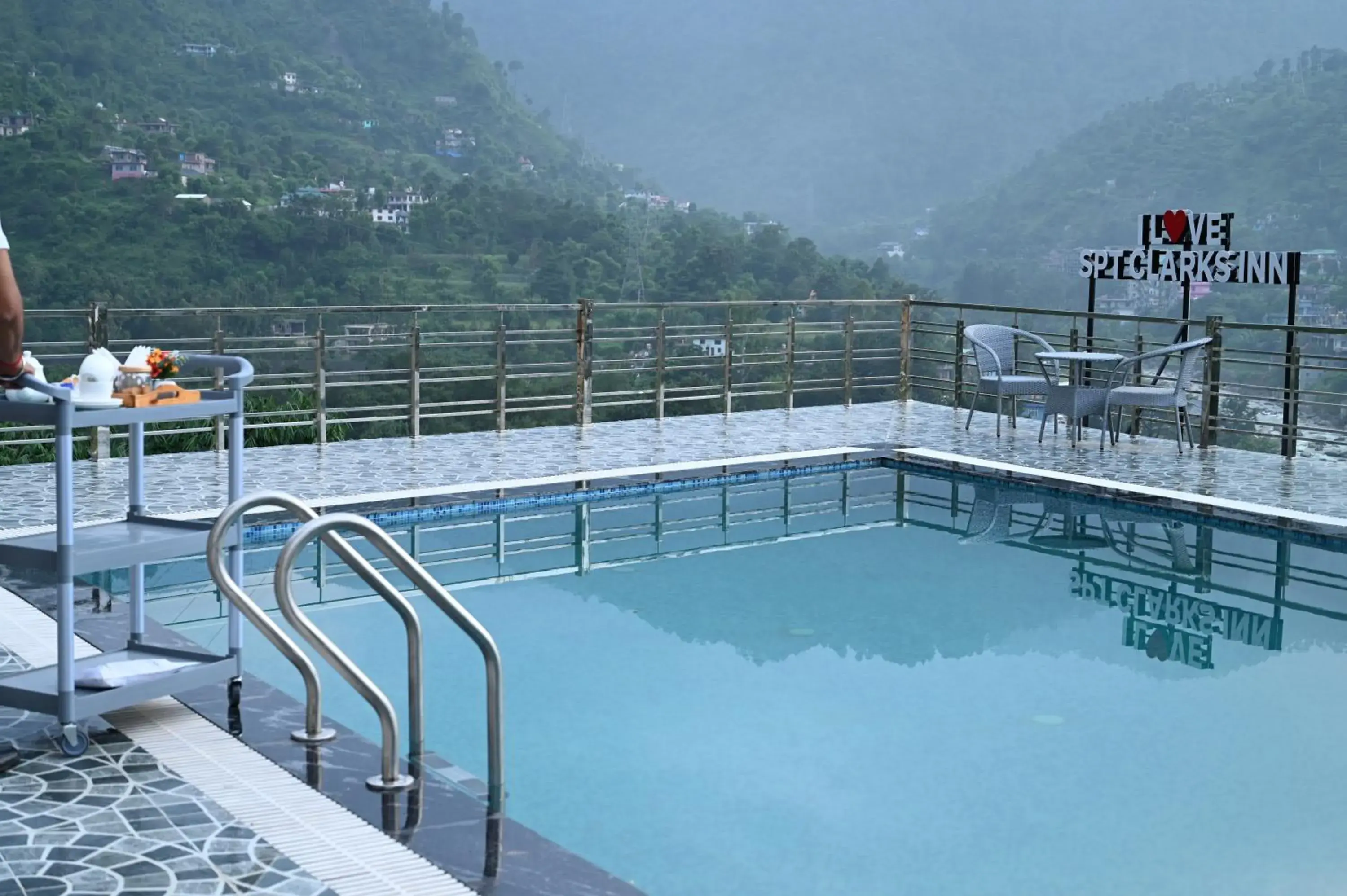 Swimming Pool in SPT Clarks Inn Mandi