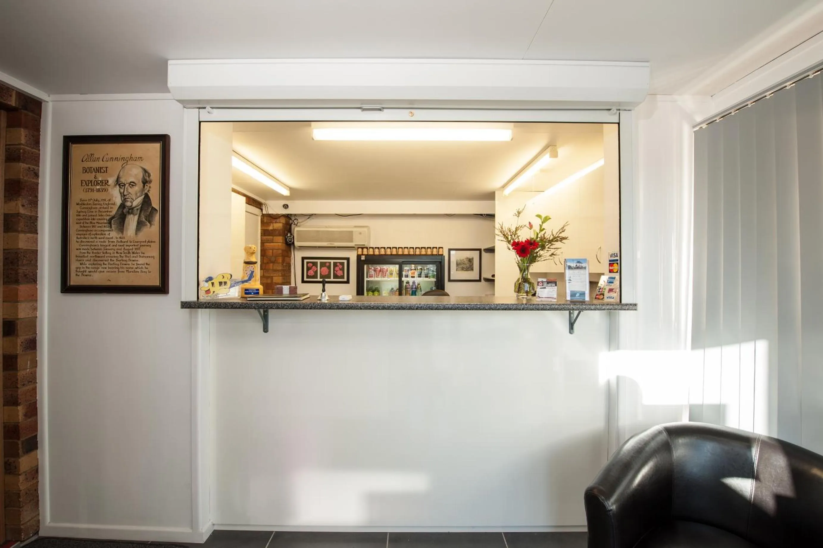 Lobby or reception in Allan Cunningham Motel