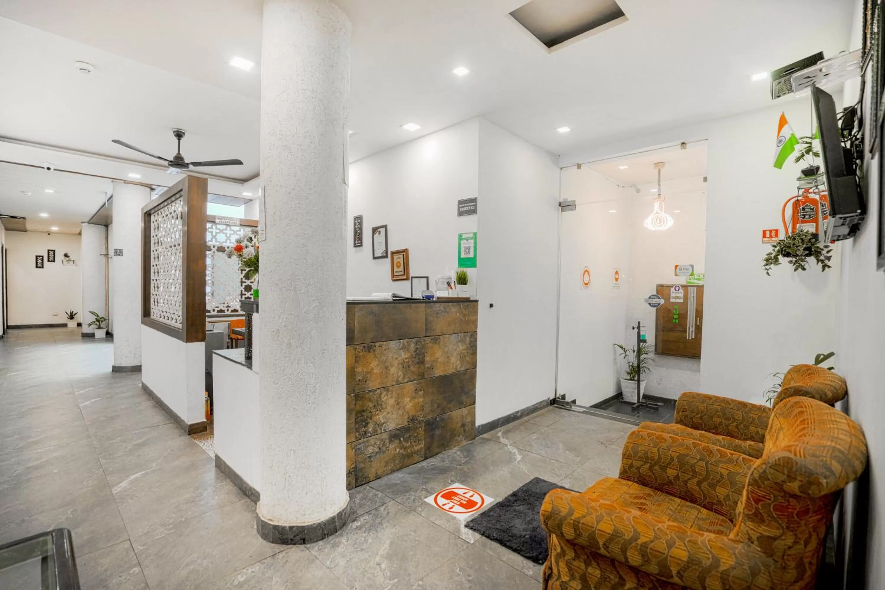 Lobby or reception in Hotel Seven- Center of City Chandigarh