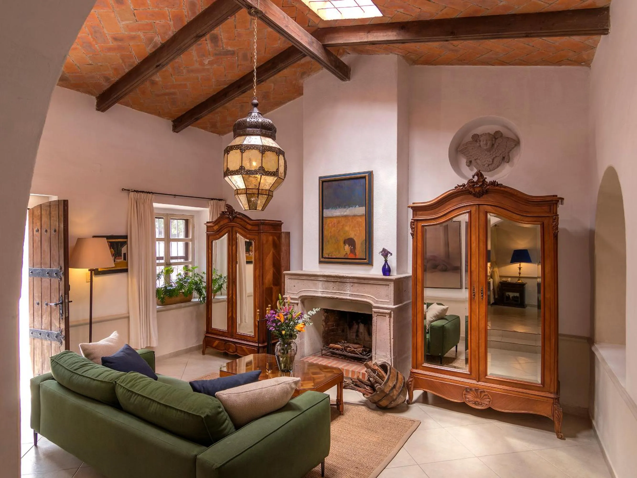 Living room in Villa Santa Mónica