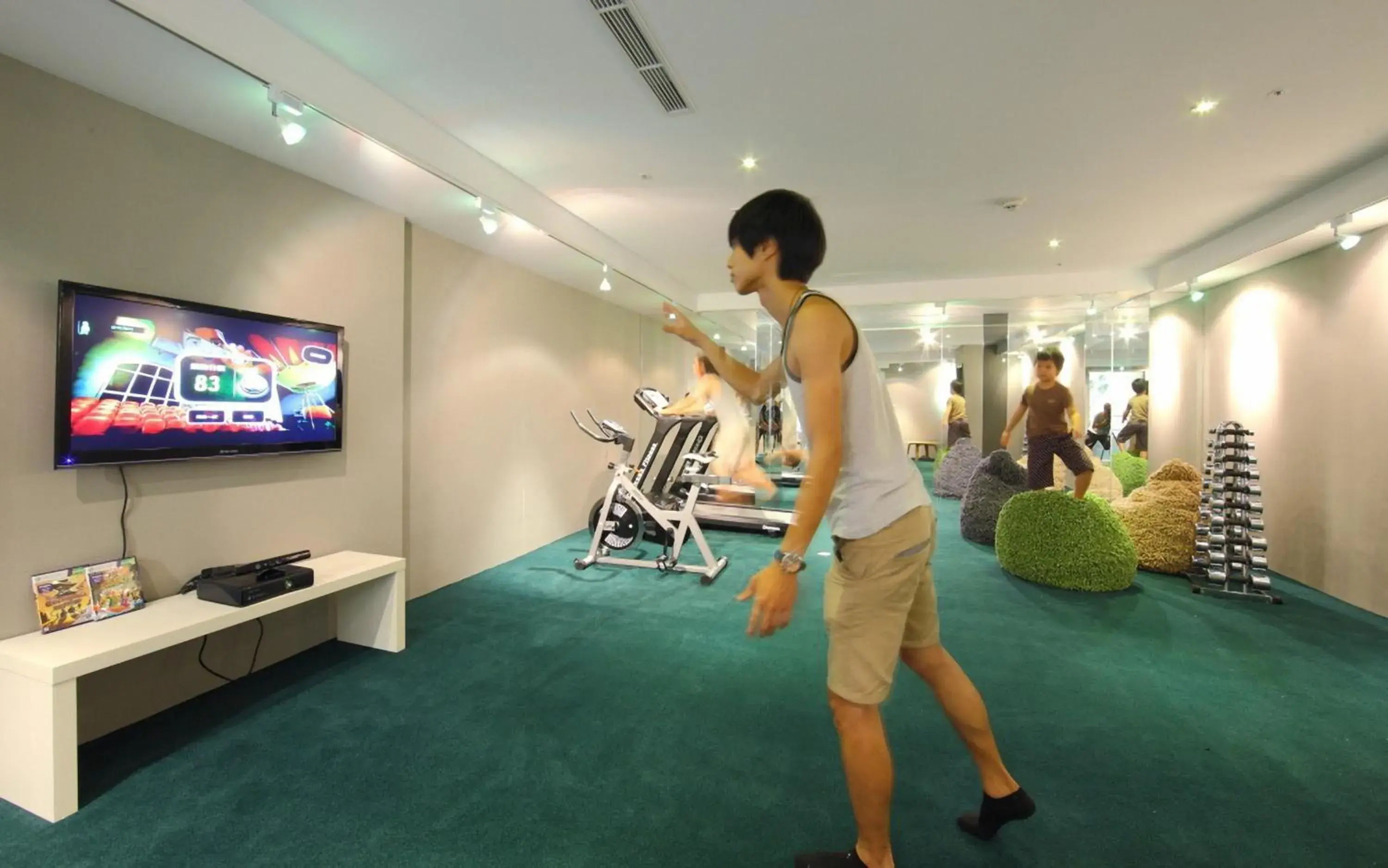 Game Room, Fitness Center/Facilities in Hotelday Plus Tamsui