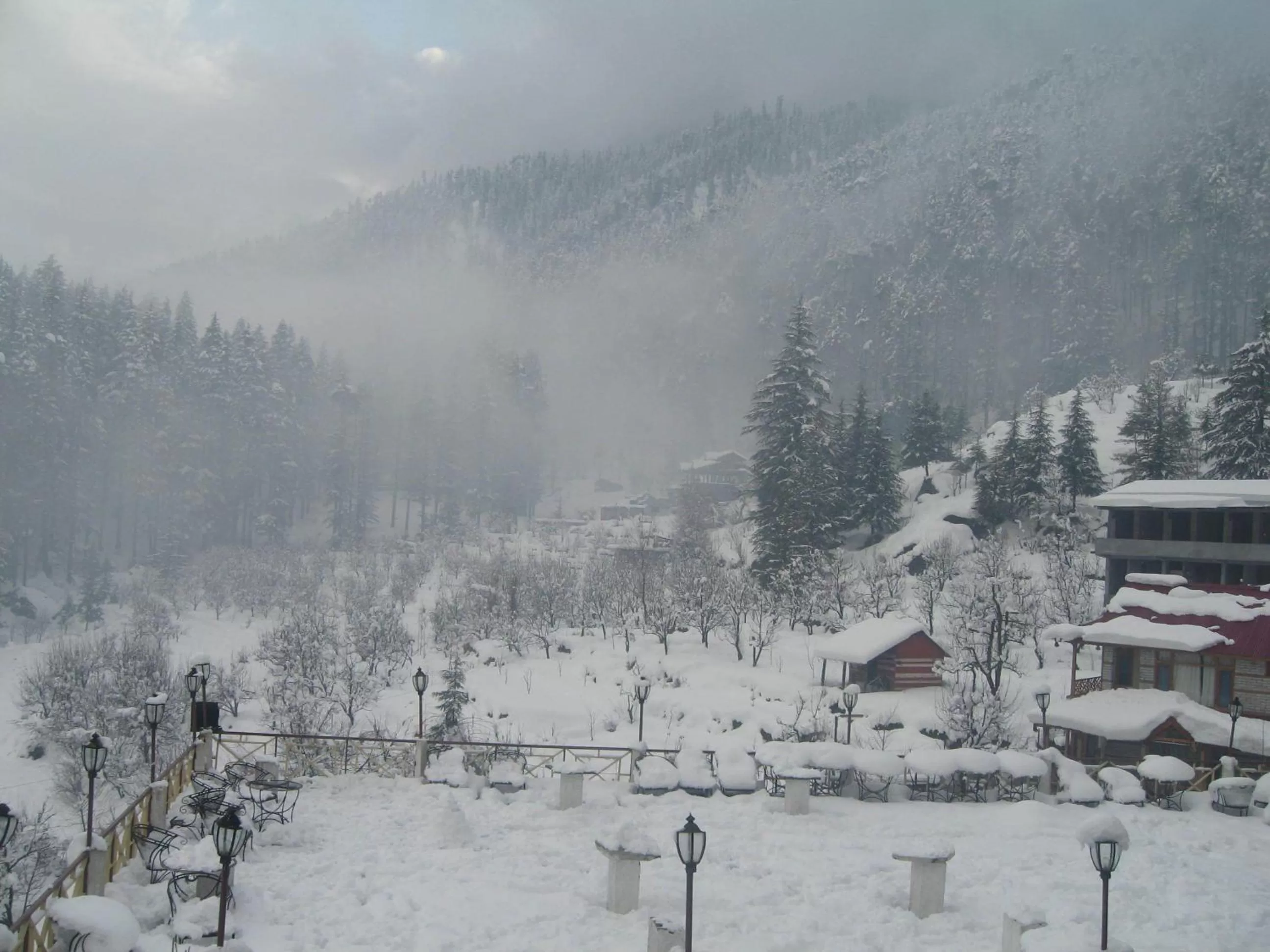 Natural landscape, Winter in Snow Valley Resorts & Spa Manali