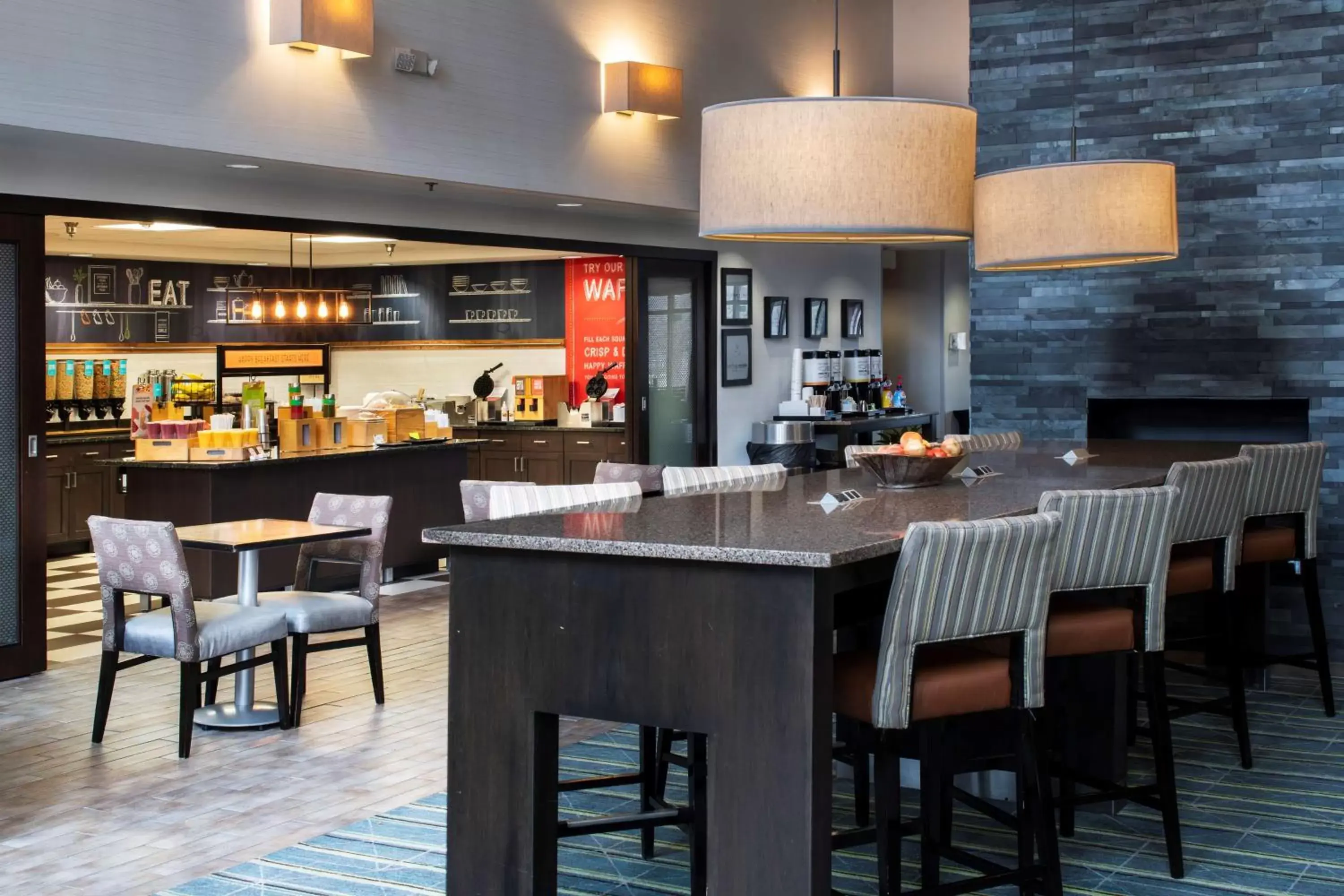 Lobby or reception, Restaurant/Places to Eat in Hampton Inn & Suites Lincolnshire