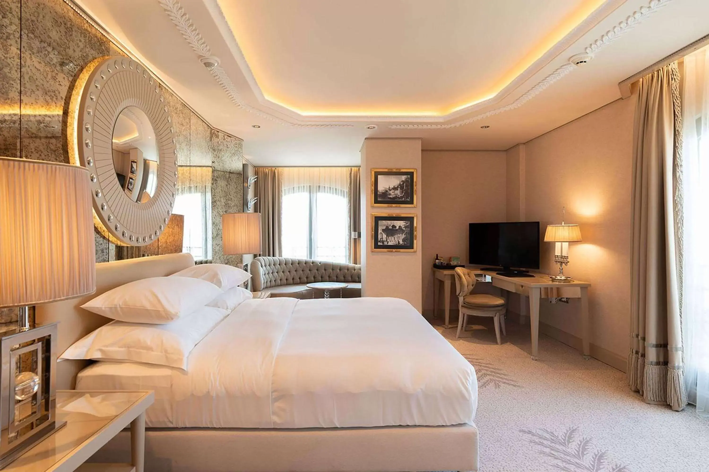 Photo of the whole room, Bed in Wyndham Grand Istanbul Kalamış Marina Hotel