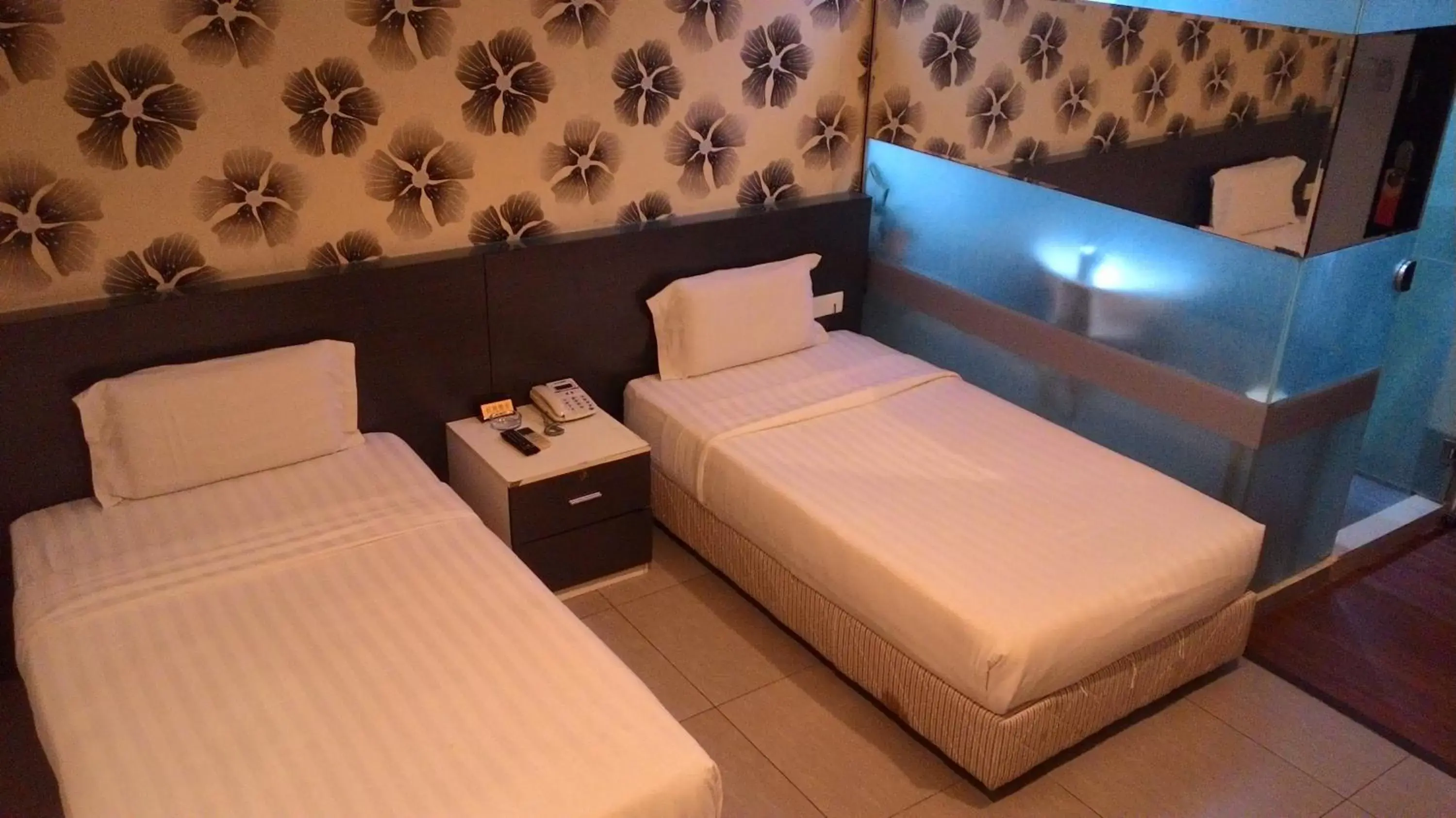 Bed in Prince Hotel