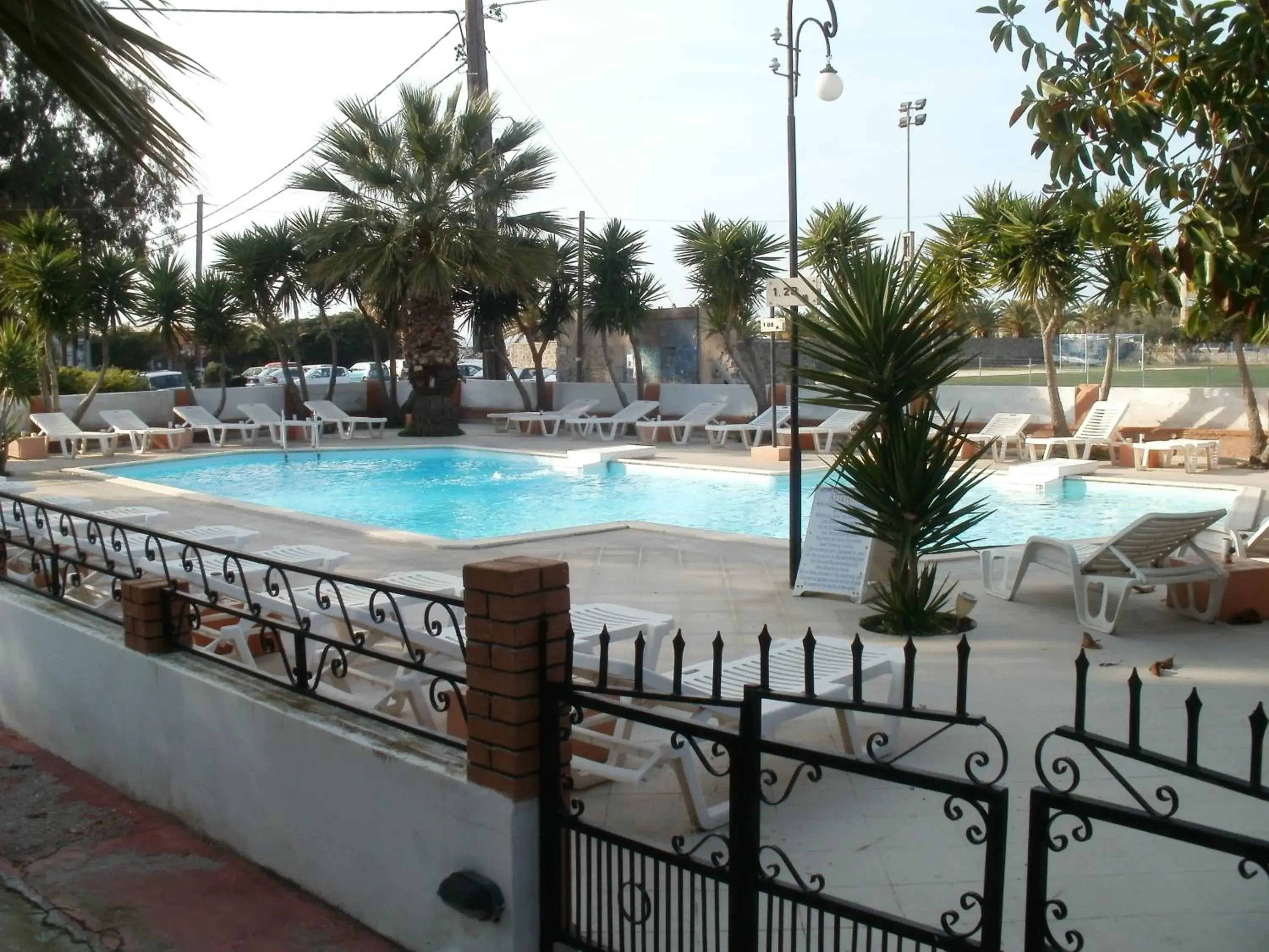 Balcony/Terrace, Swimming Pool in Miranta Hotel - Apartments & Studios