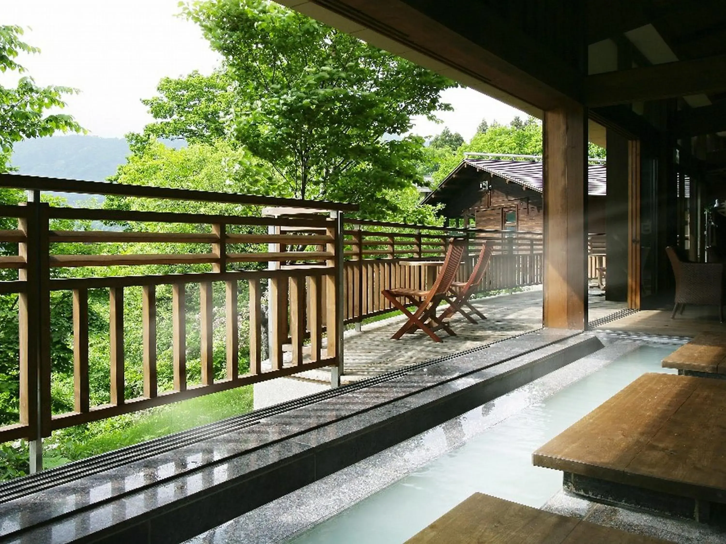 Area and facilities, Balcony/Terrace in Zao Kokusai Hotel