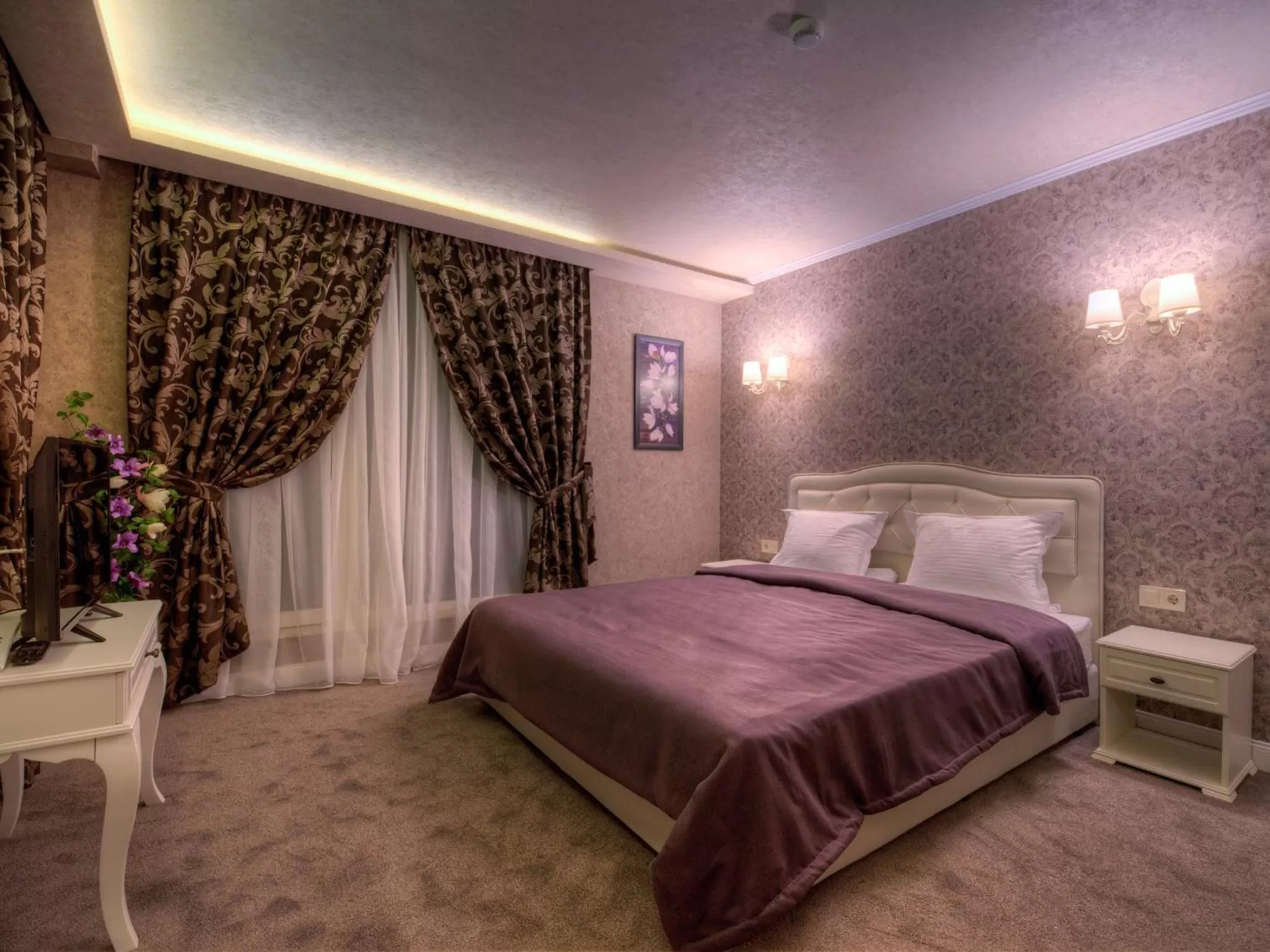 Bed in Family Hotel Agoncev