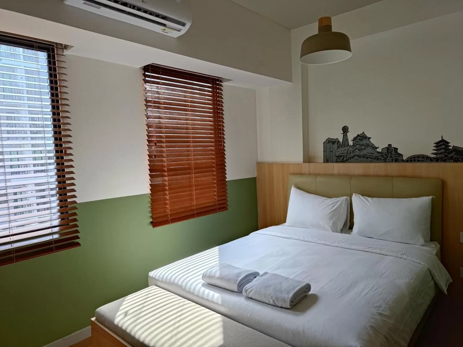 Bed in Hotel Osaka PIK2