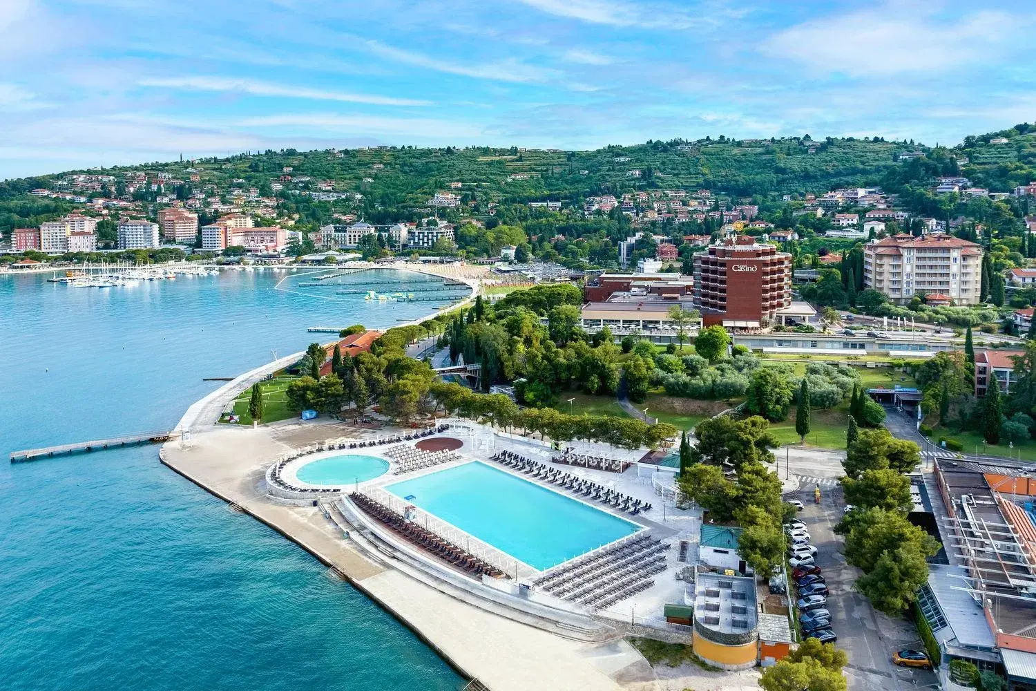 Bird's-eye View in Remisens Hotel Lucija