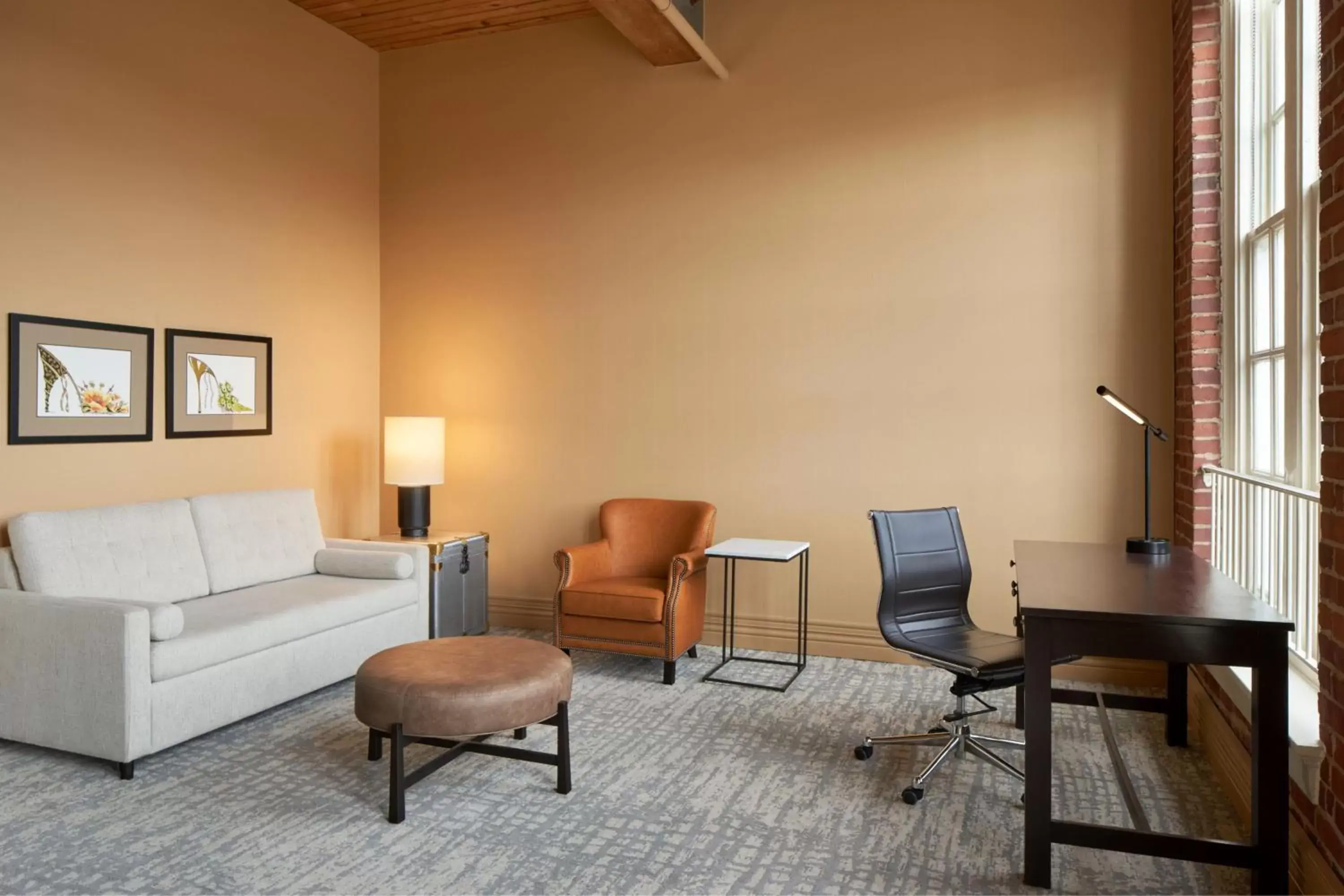 Photo of the whole room, Seating Area in Craddock Terry Hotel, Lynchburg, a Tribute Portfolio Hotel