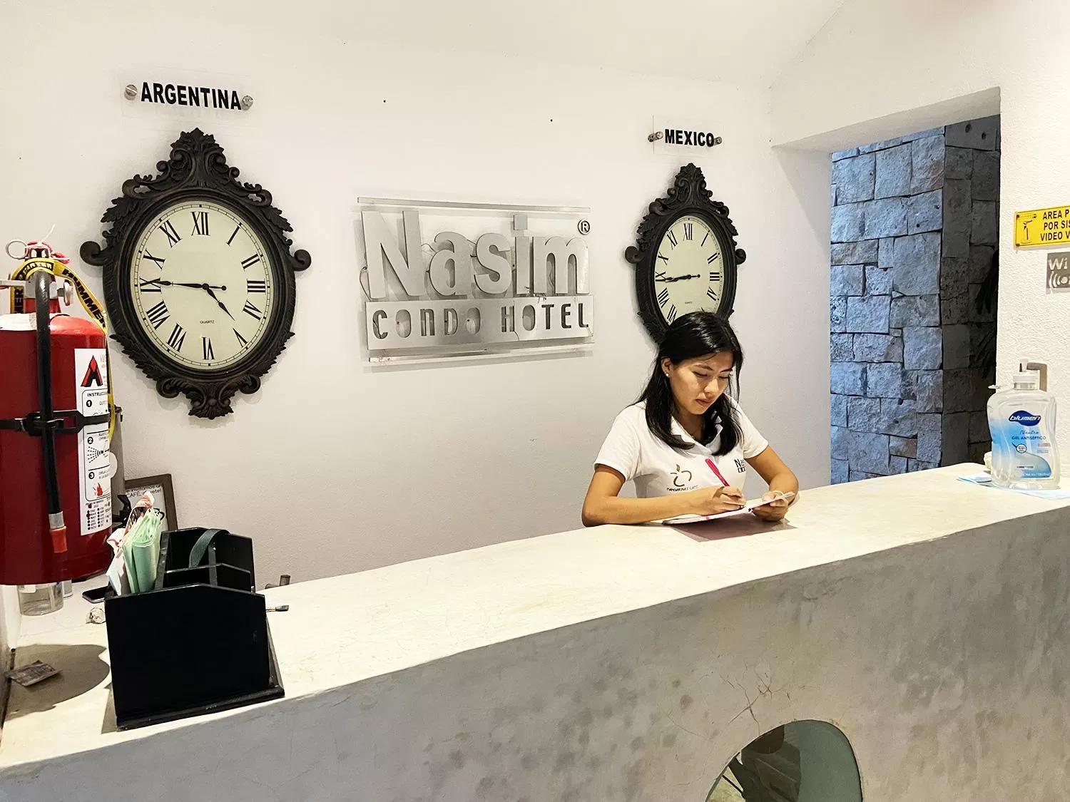 Lobby or reception in Nasim Condo Hotel con acceso BEACH CLUB GRATIS, metros 5th AVENIDA