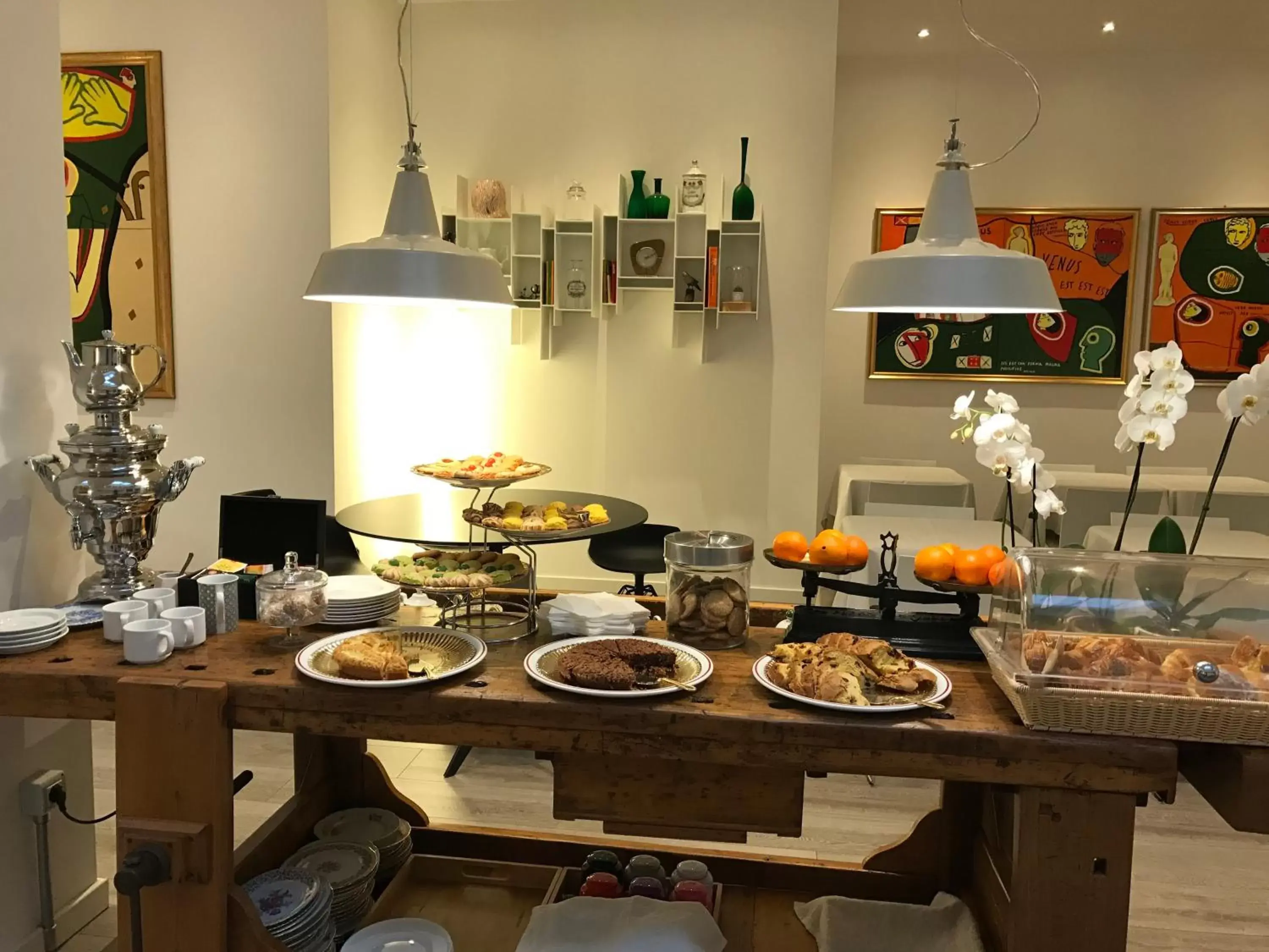 Buffet breakfast in Hotel Bernina