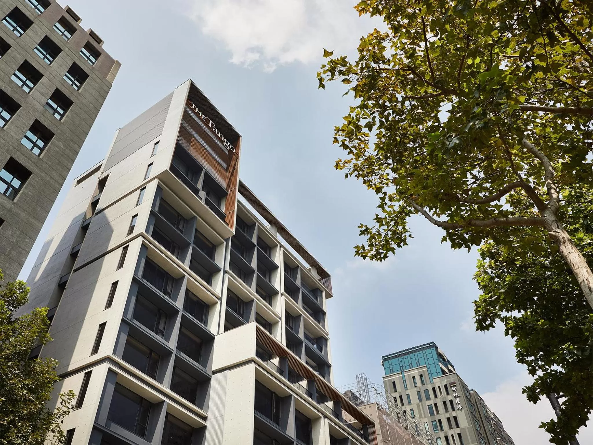 Facade/entrance in The Tango Hotel Taipei Jiantan