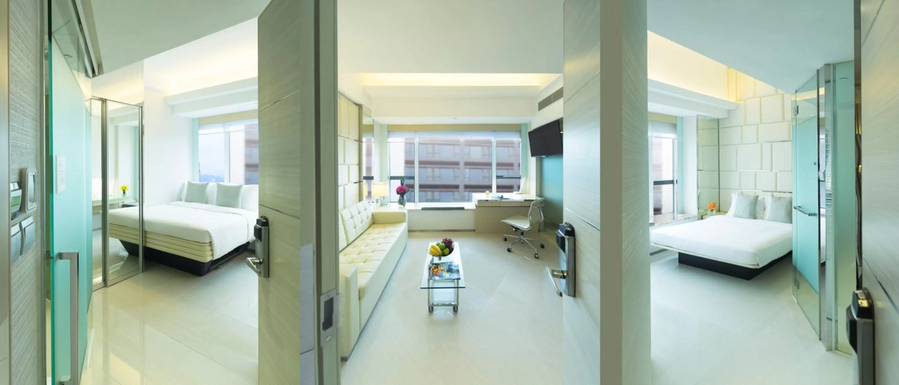 Photo of the whole room, Bed in iclub Sheung Wan Hotel