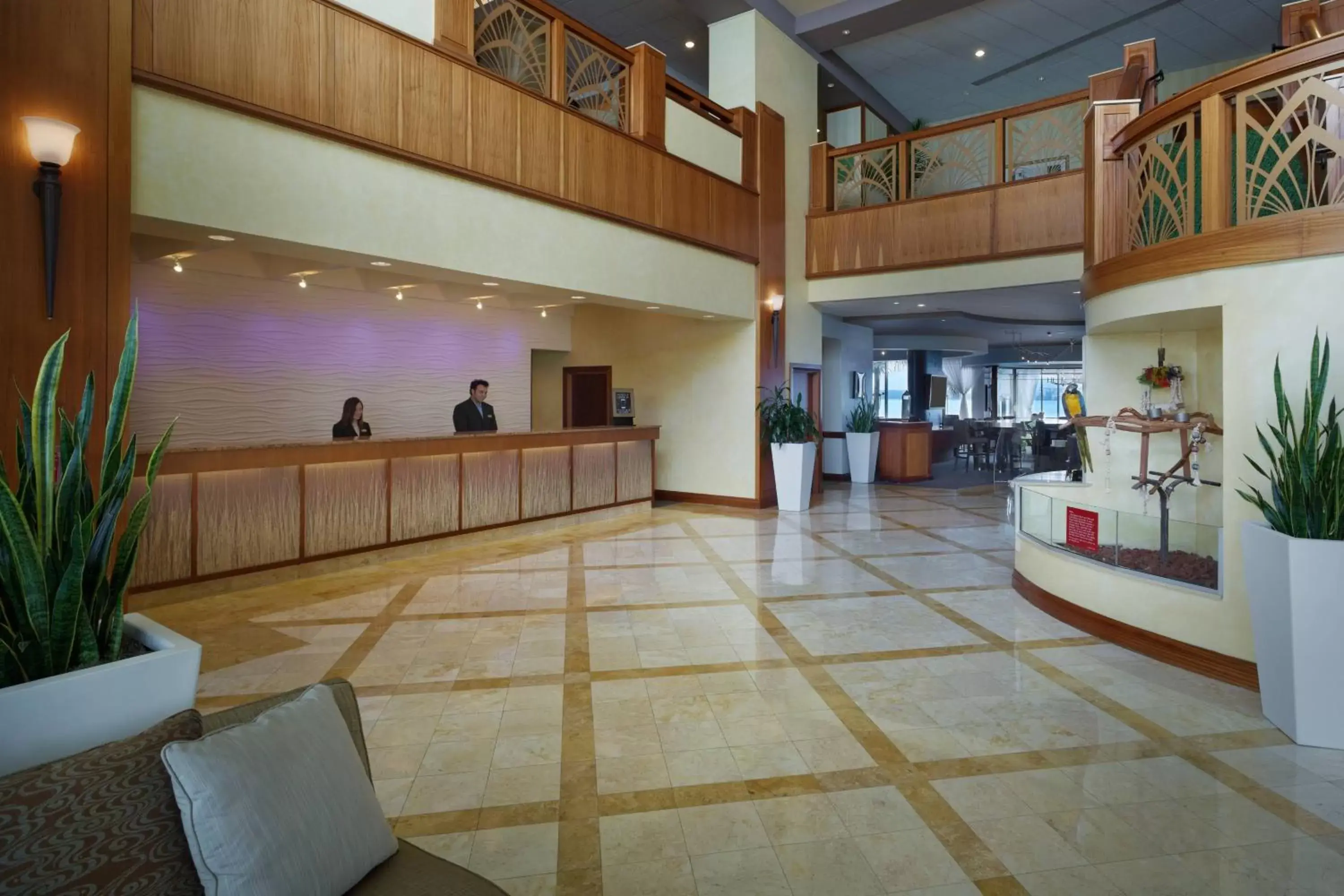 Lobby or reception in Clearwater Beach Marriott Suites on Sand Key