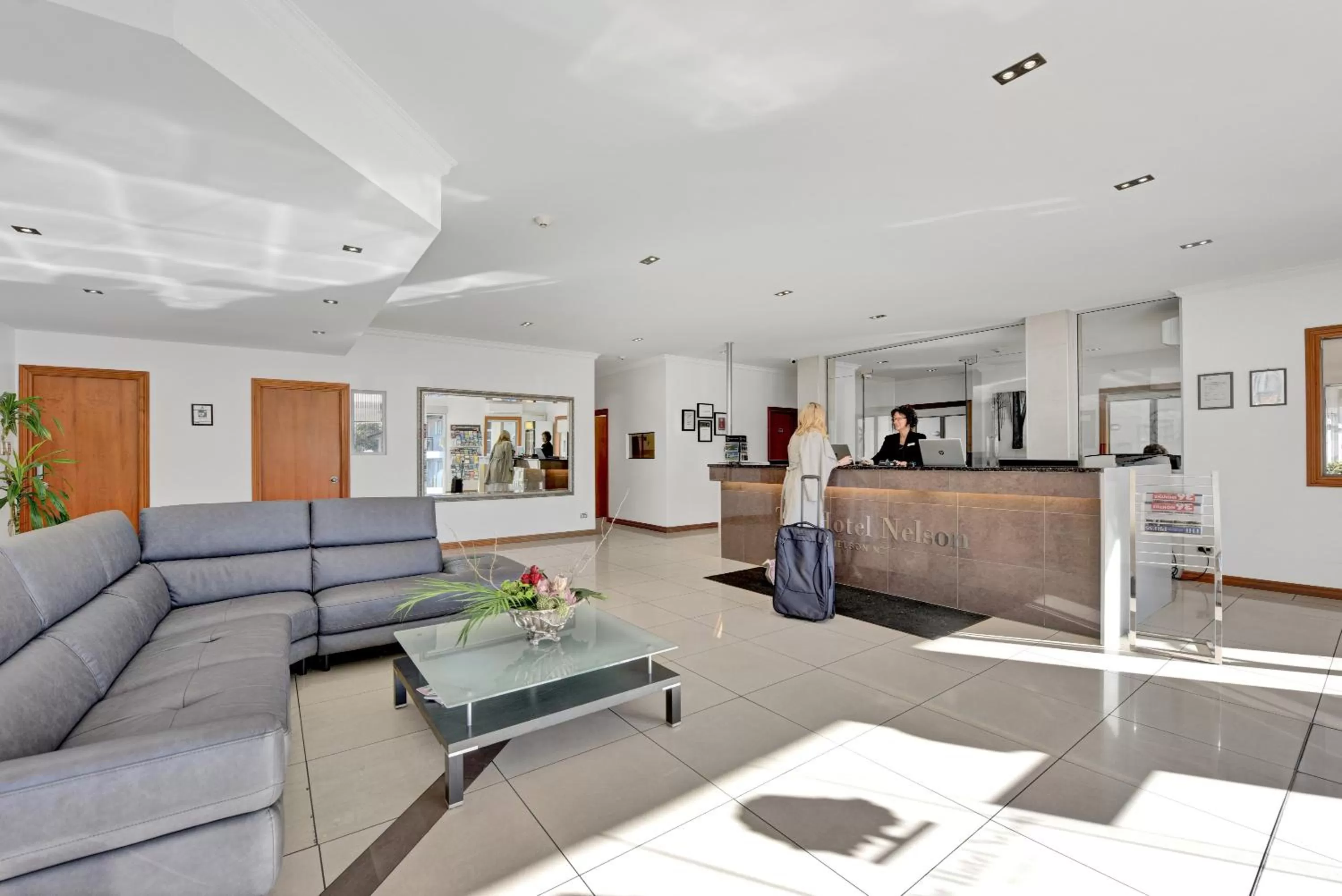 Lobby or reception in The Hotel Nelson