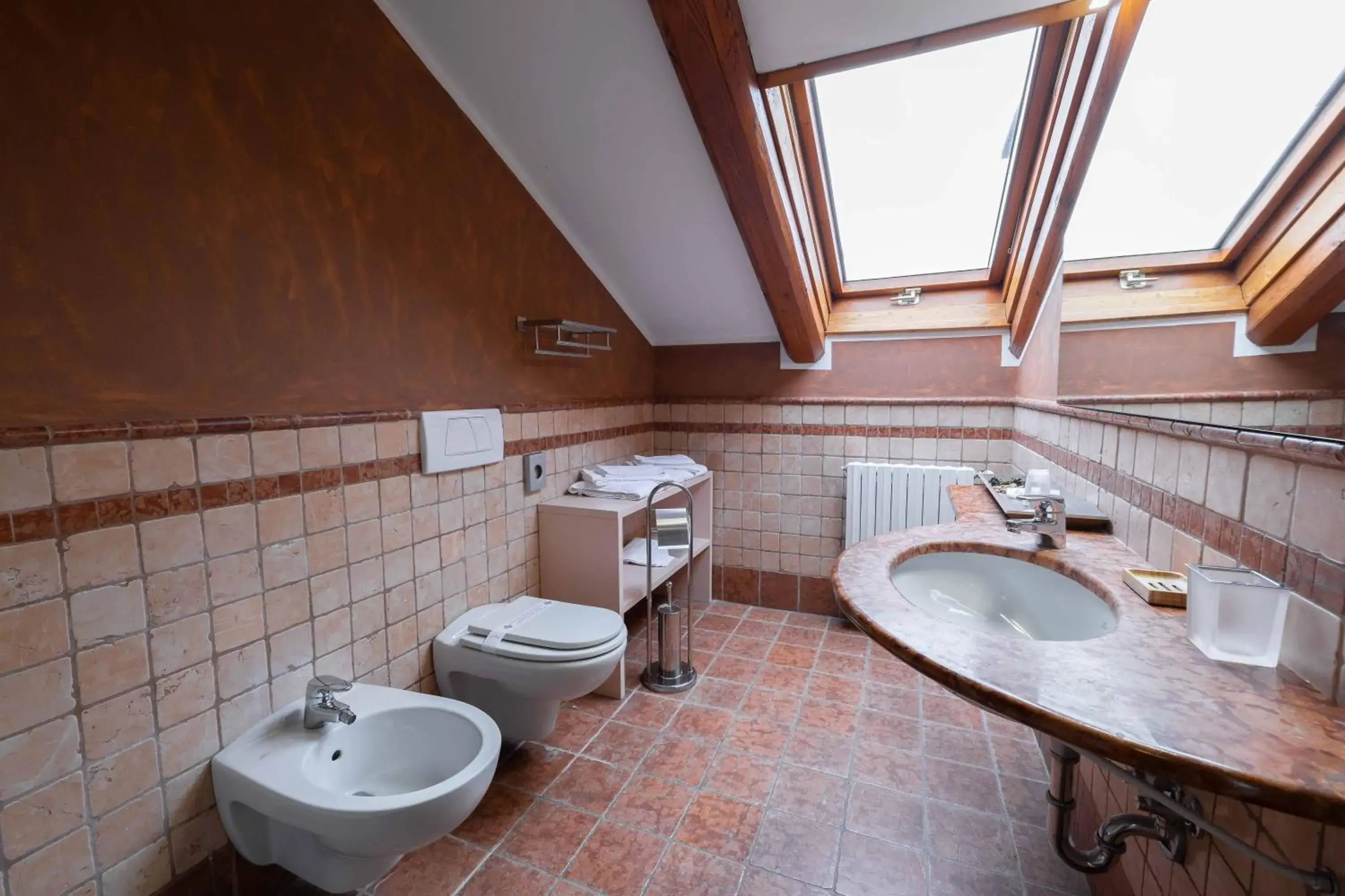 Toilet, Bathroom in Hotel La Fert