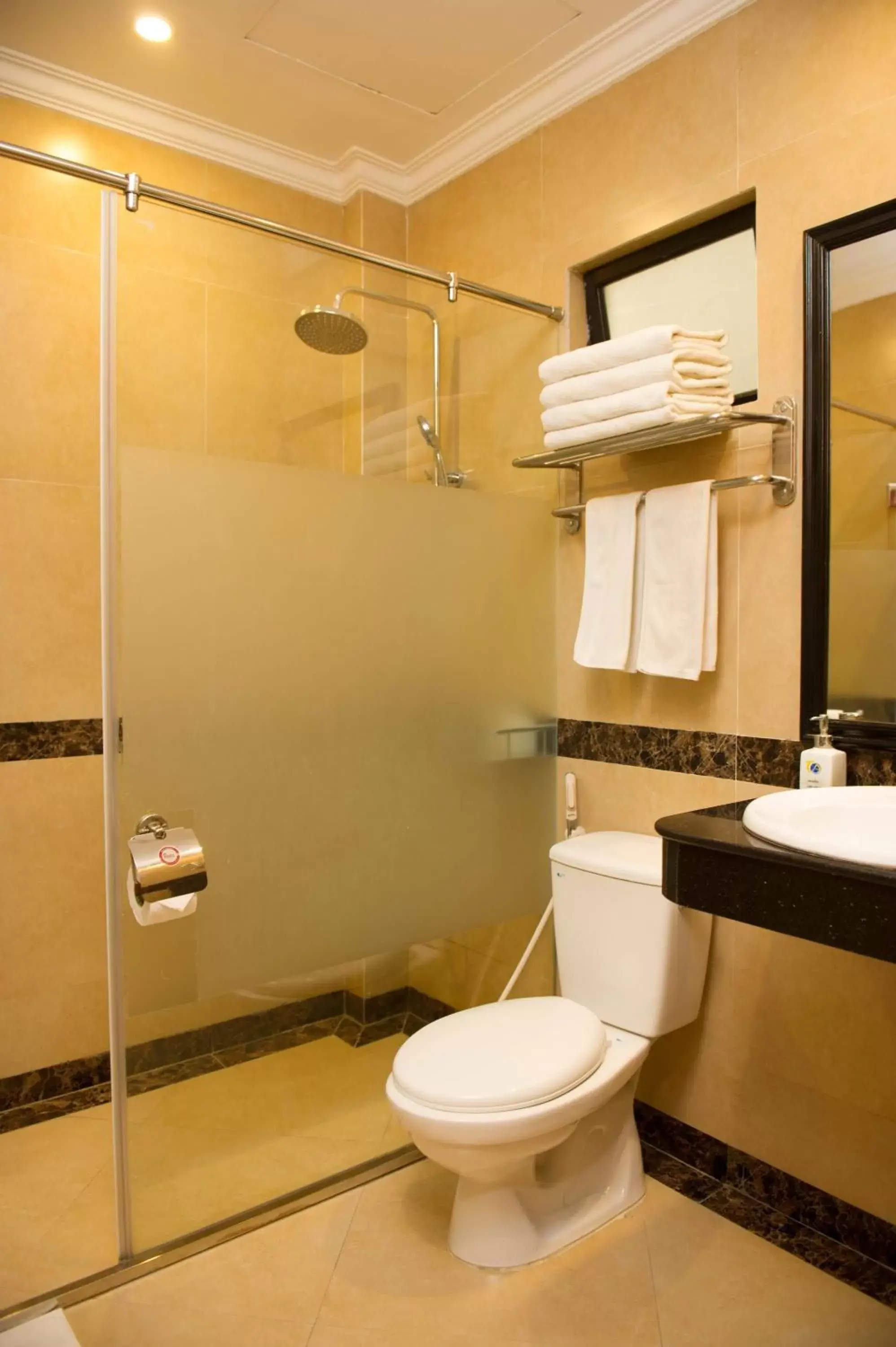 Shower, Bathroom in Thuy Anh Hotel