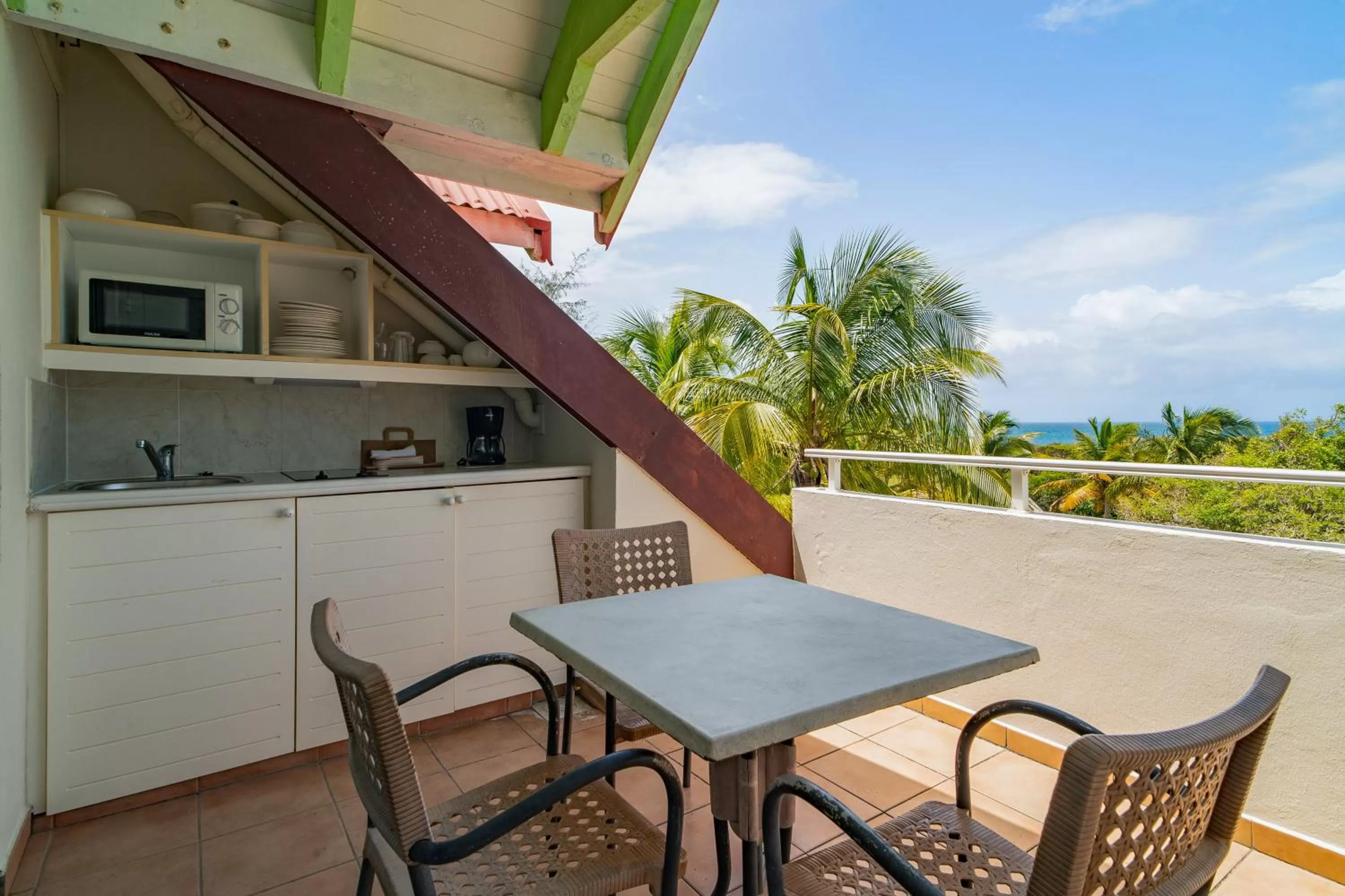 Patio in Village Pierre & Vacances Sainte Anne