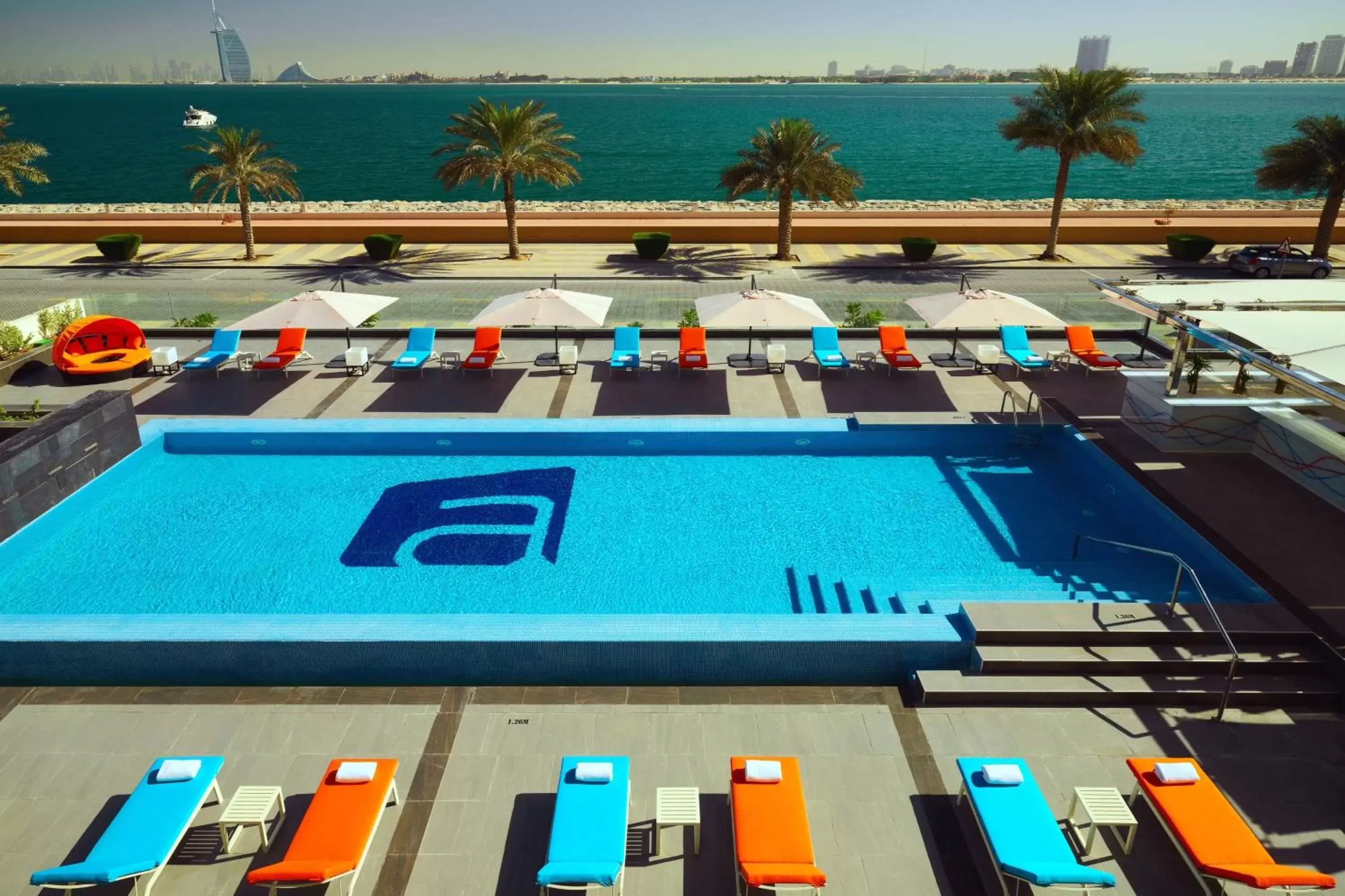 Swimming pool, Pool View in Aloft Palm Jumeirah
