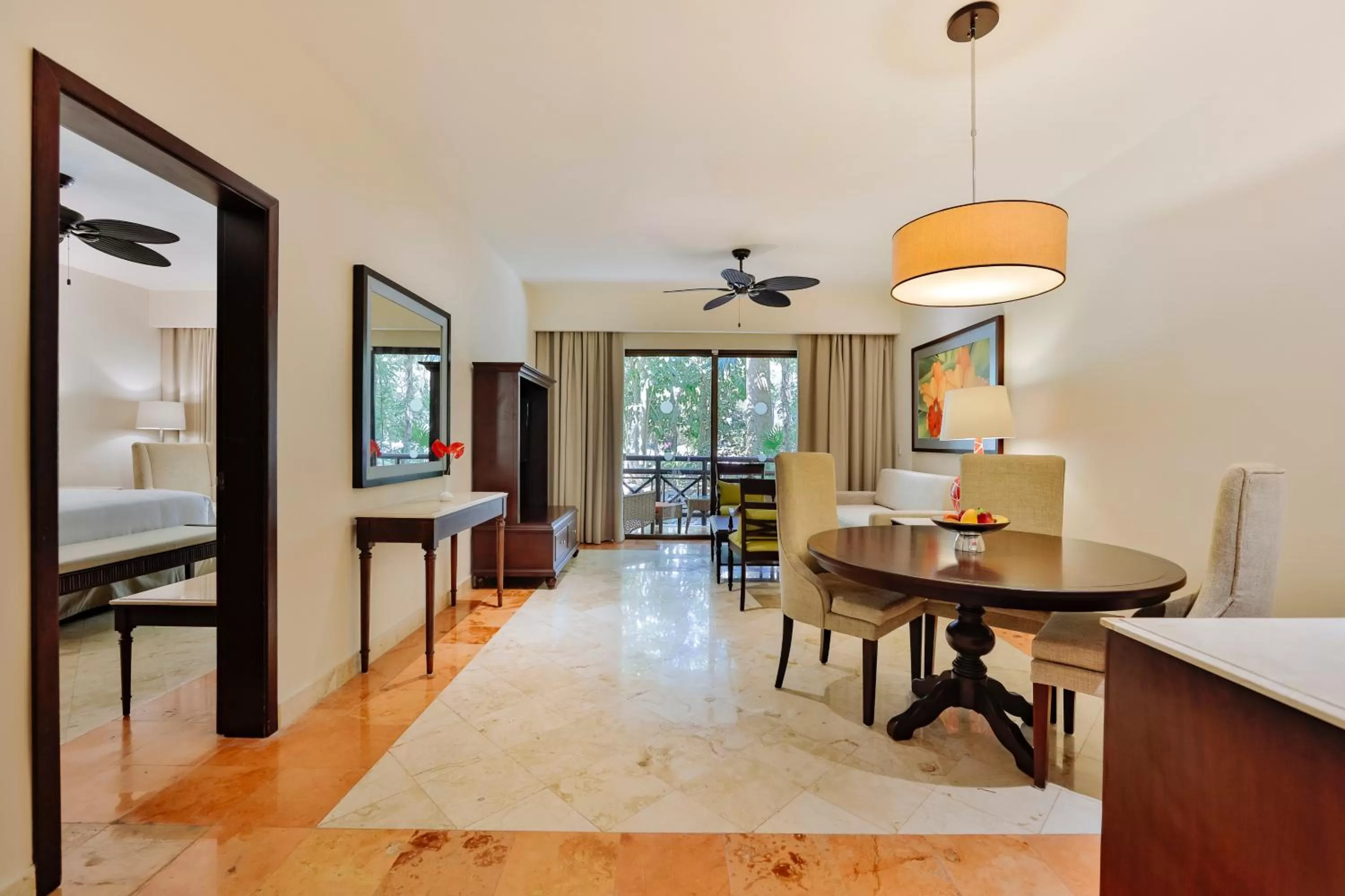 Living room in Occidental at Xcaret Destination - All Inclusive