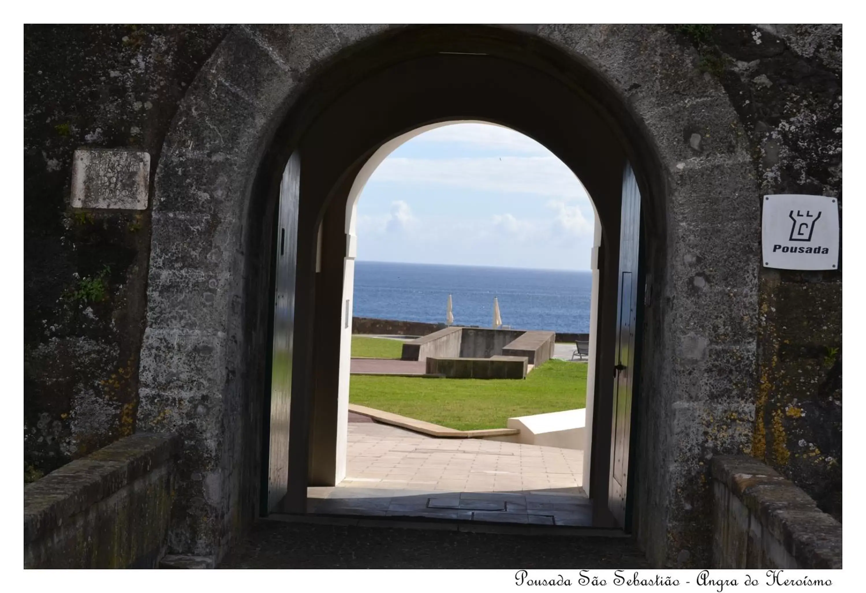 Patio in Pousada de Angra do Heroismo Castelo de S. Sebastiao