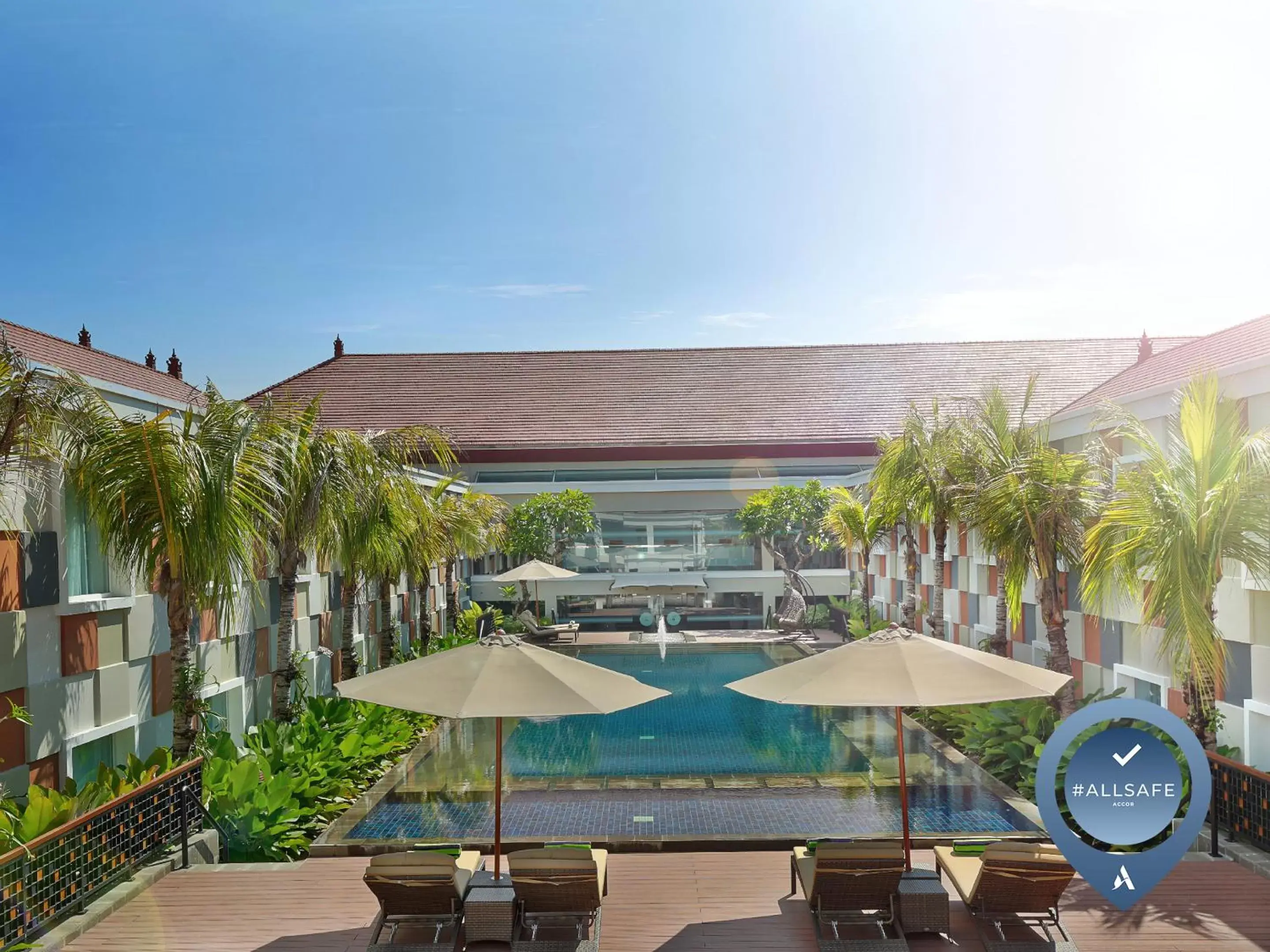 Seating area, Pool View in Novotel Bali Ngurah Rai Airport