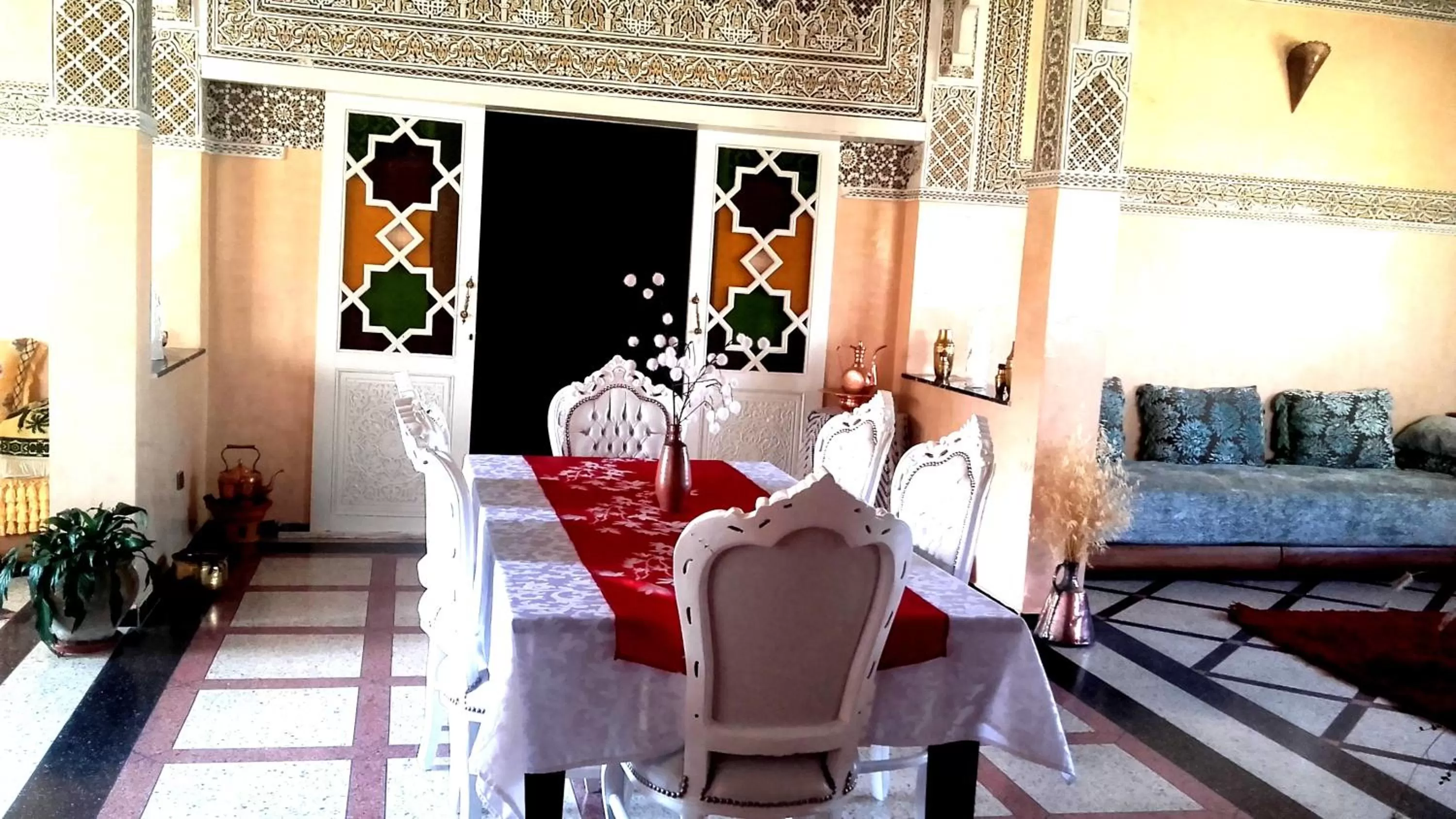 Living room in Riad Dar Zidane