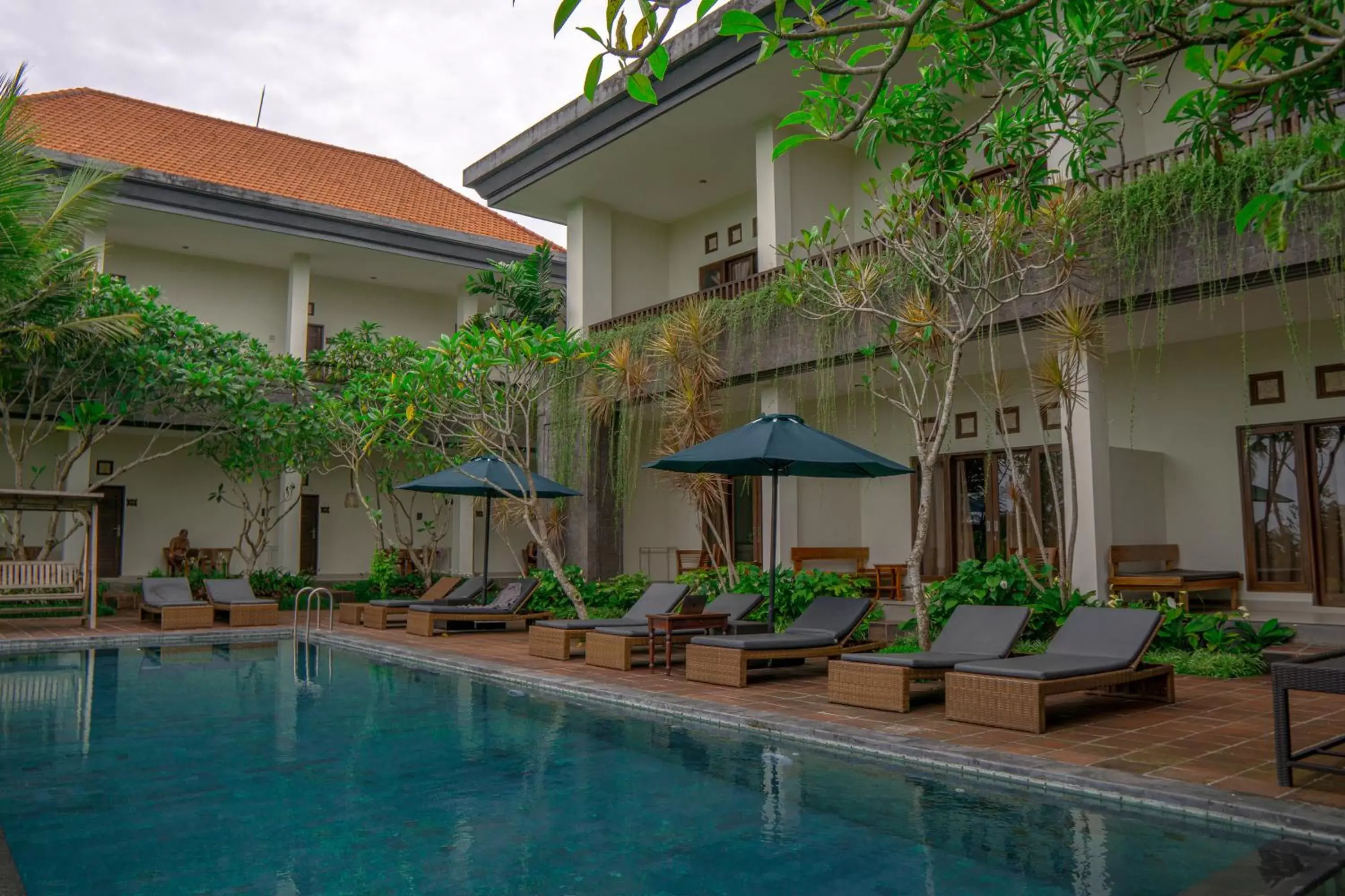 Swimming pool, Property Building in Artini Bisma Ubud Hotel