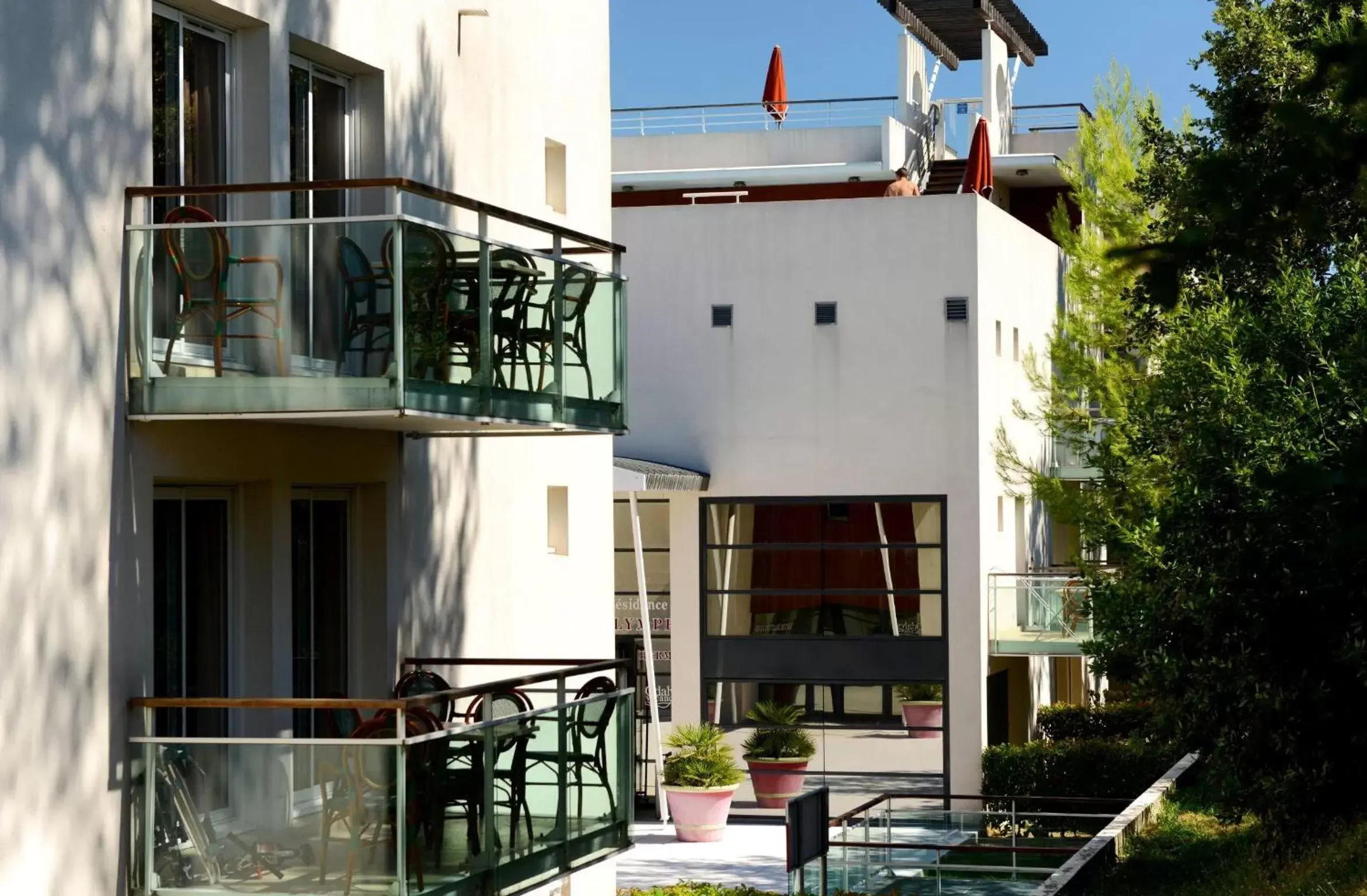 Balcony/Terrace, Property Building in Odalys City Antibes Olympe