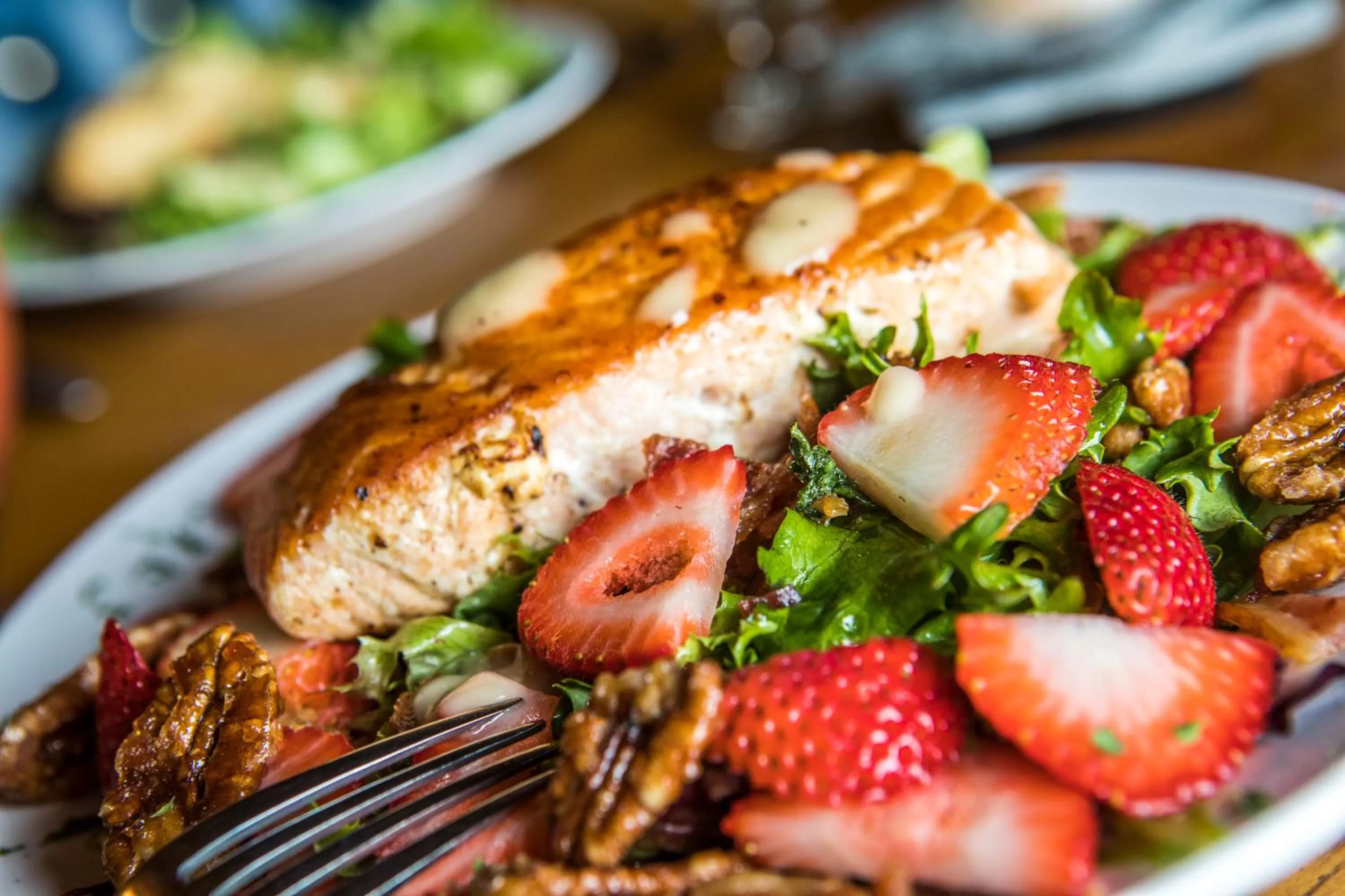 Food close-up in Garnet Hill Lodge