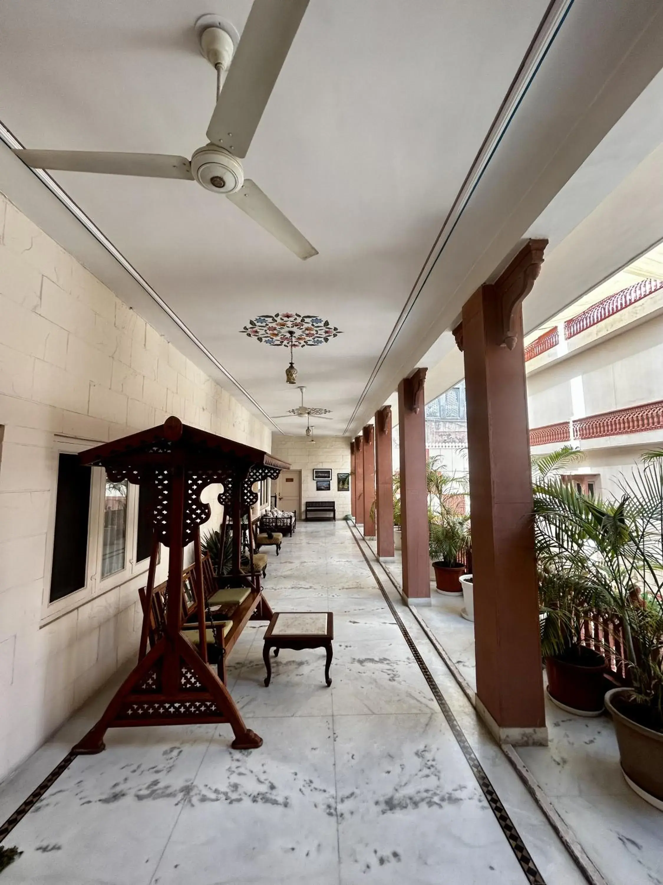 Patio in Suryaa Villa Jaipur - A Boutique Heritage Haveli