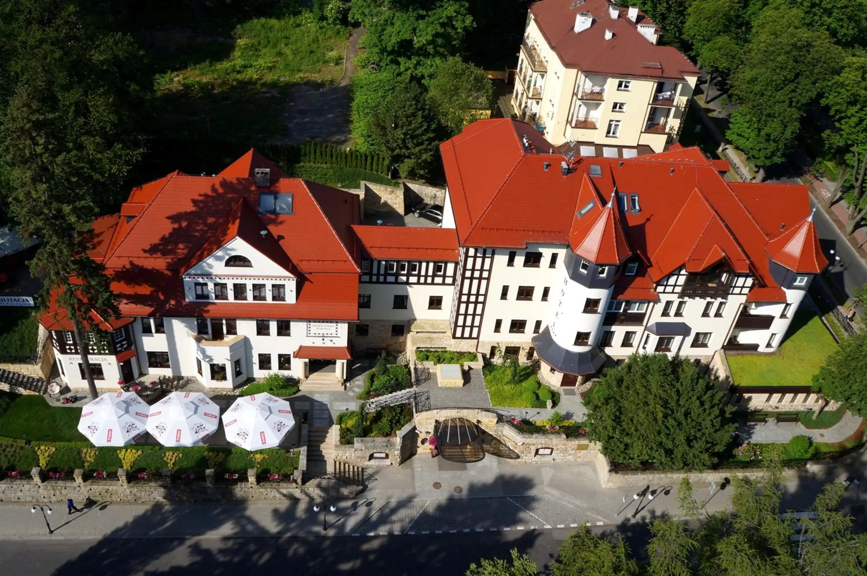 Bird's eye view, Bird's-eye View in Bukowy Park Hotel Medical SPA