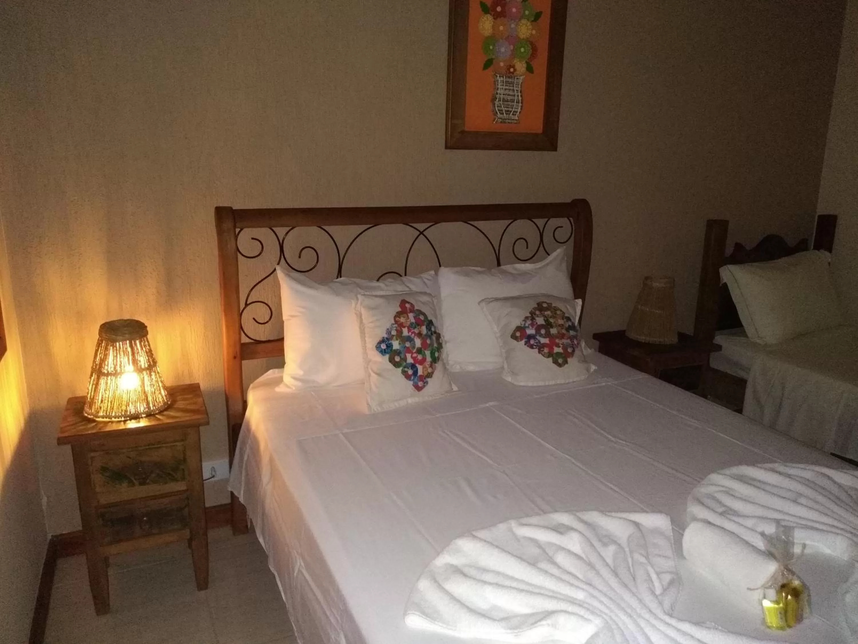 Bed in Pousada Solar da Serra