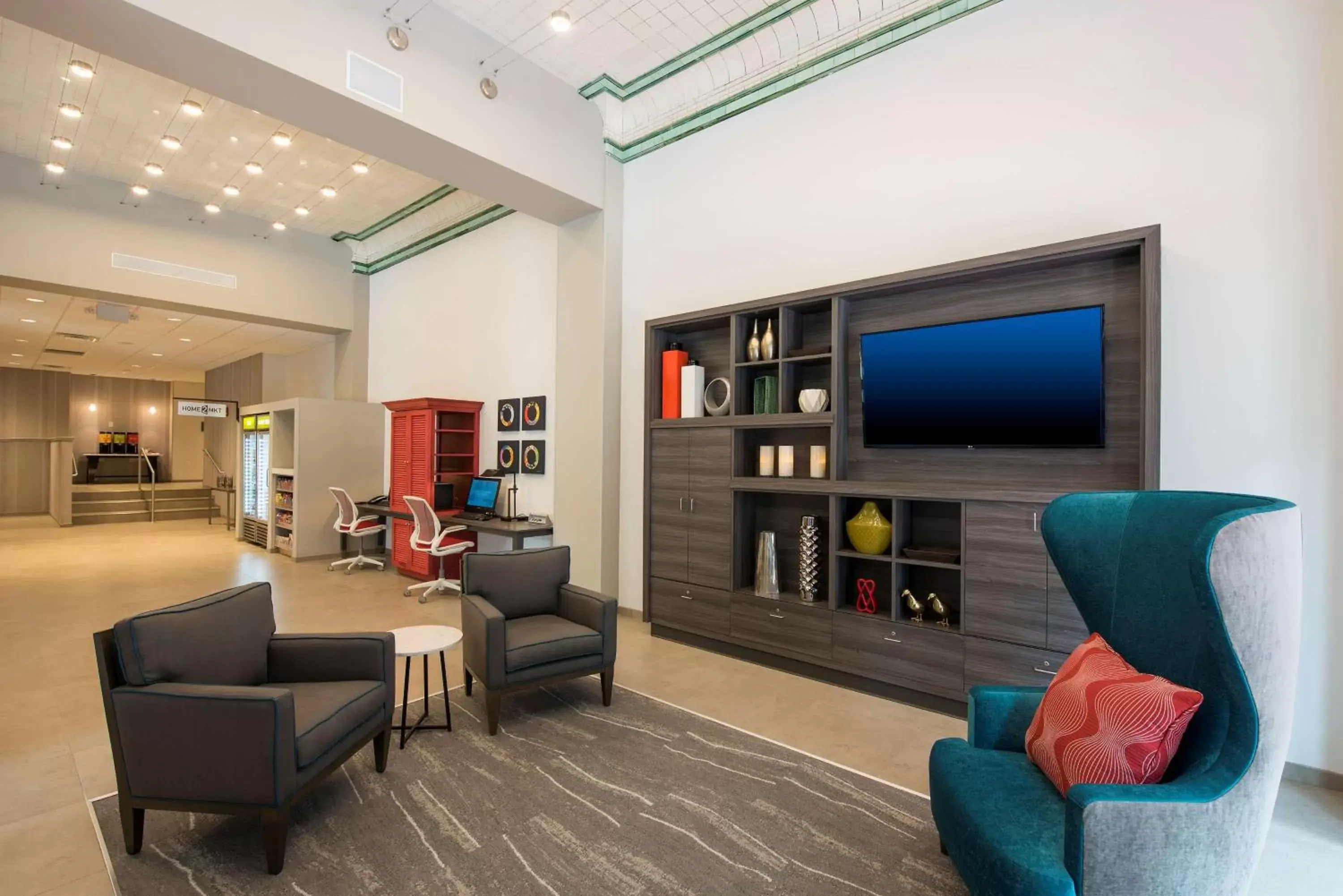 Business facilities, Seating Area in Home2 Suites by Hilton Indianapolis Downtown