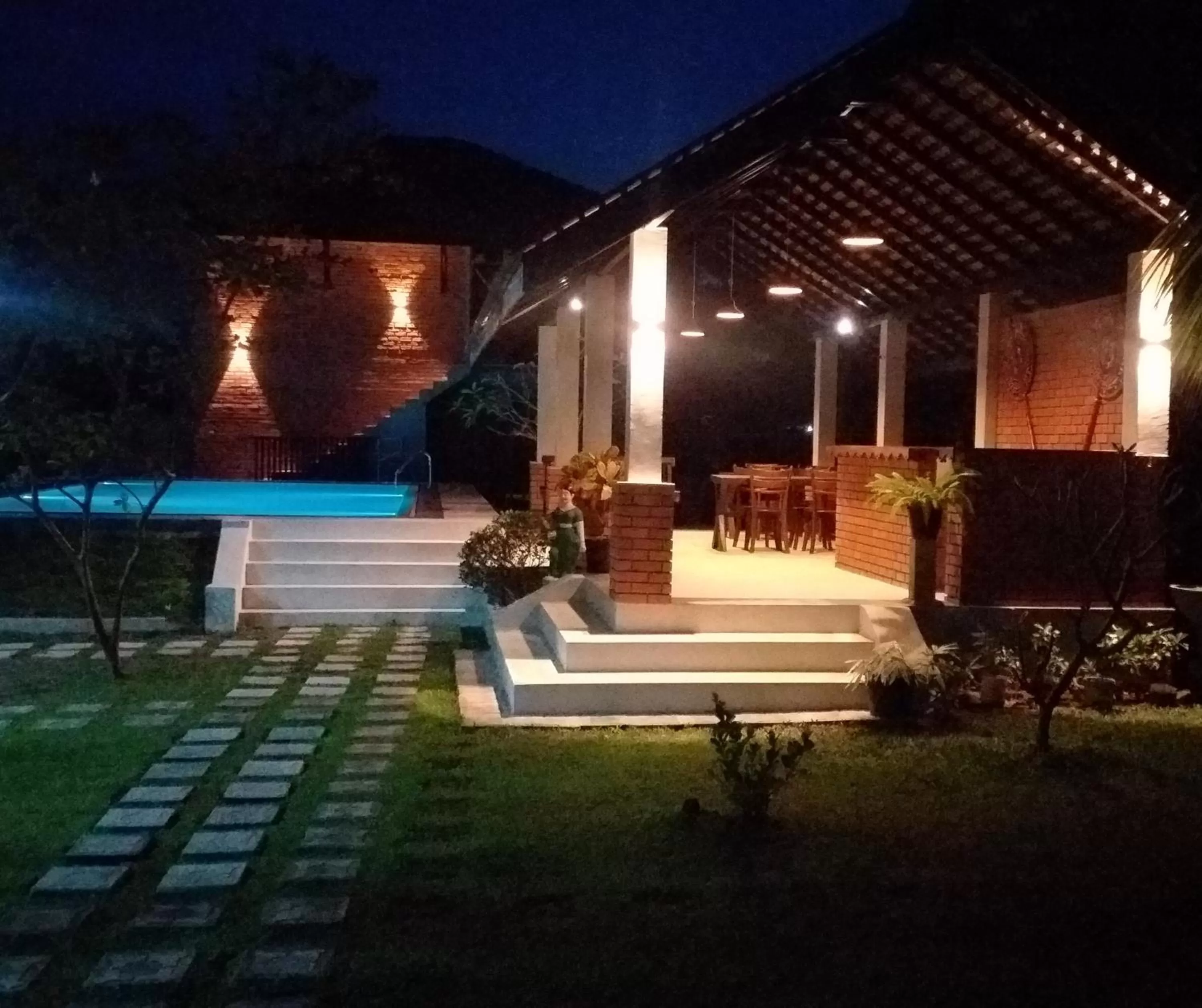 Seating area in Green Wood Villa Negombo