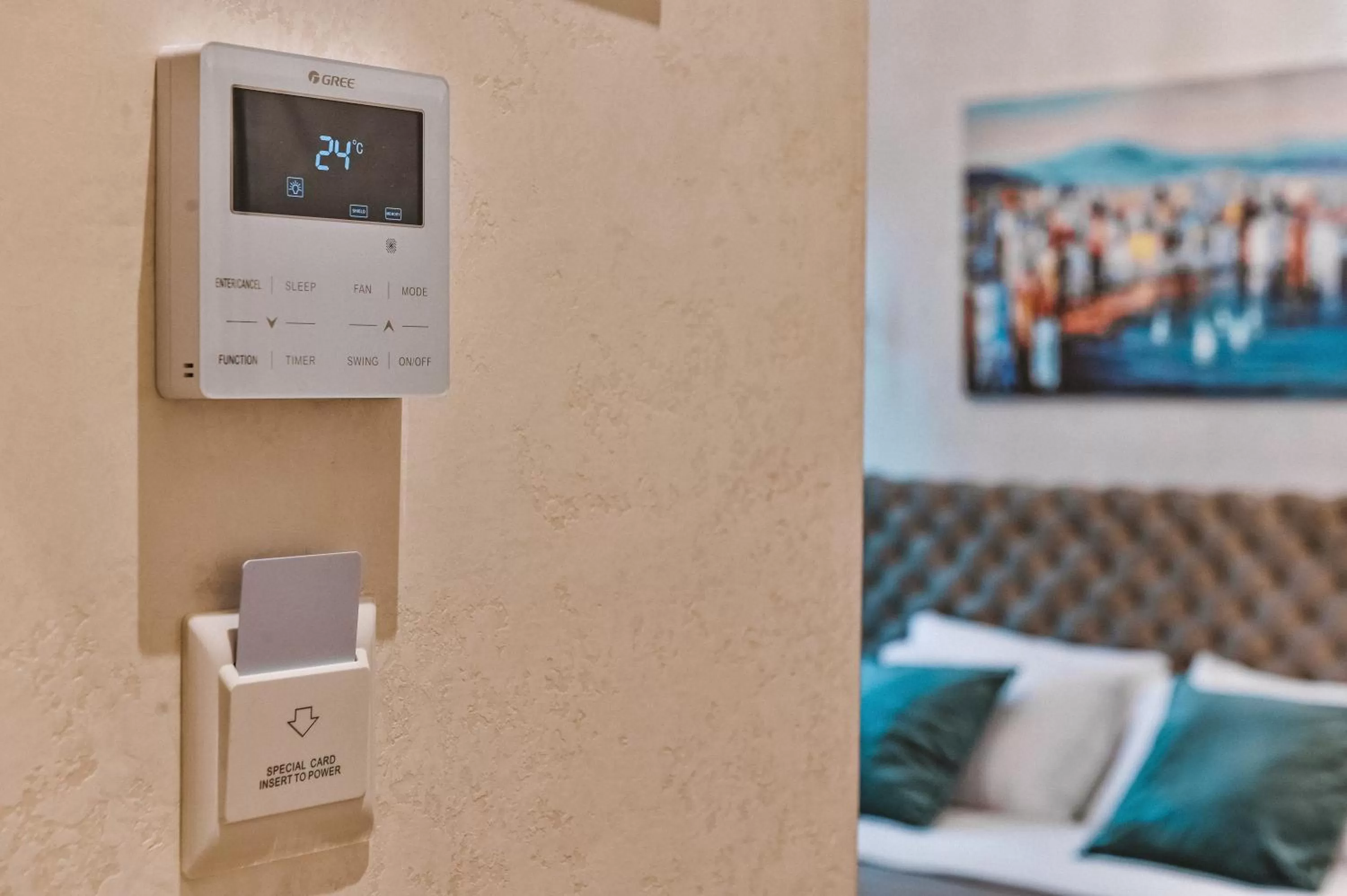 air conditioner, TV/Entertainment Center in Garni hotel BARUT