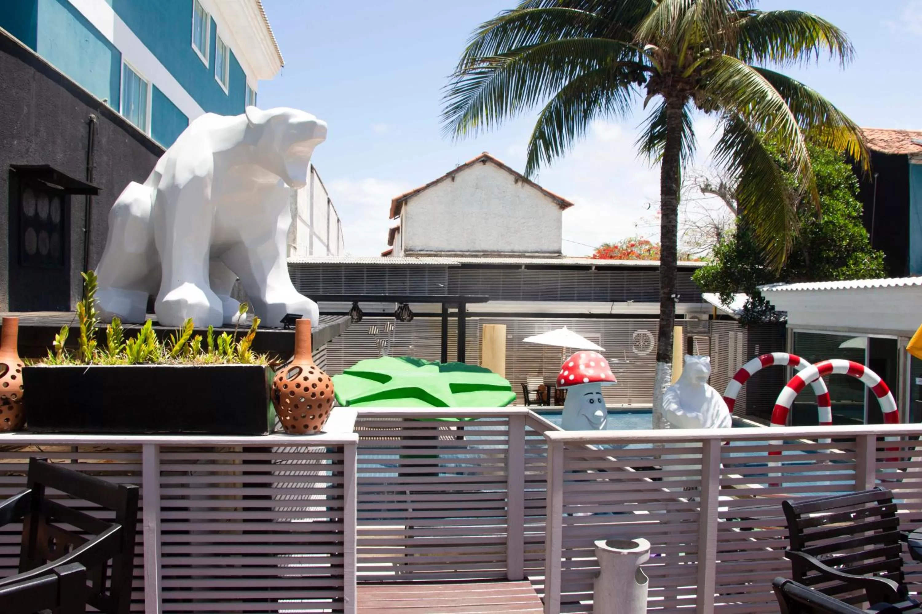 Seating area in Pousada SUN Victory