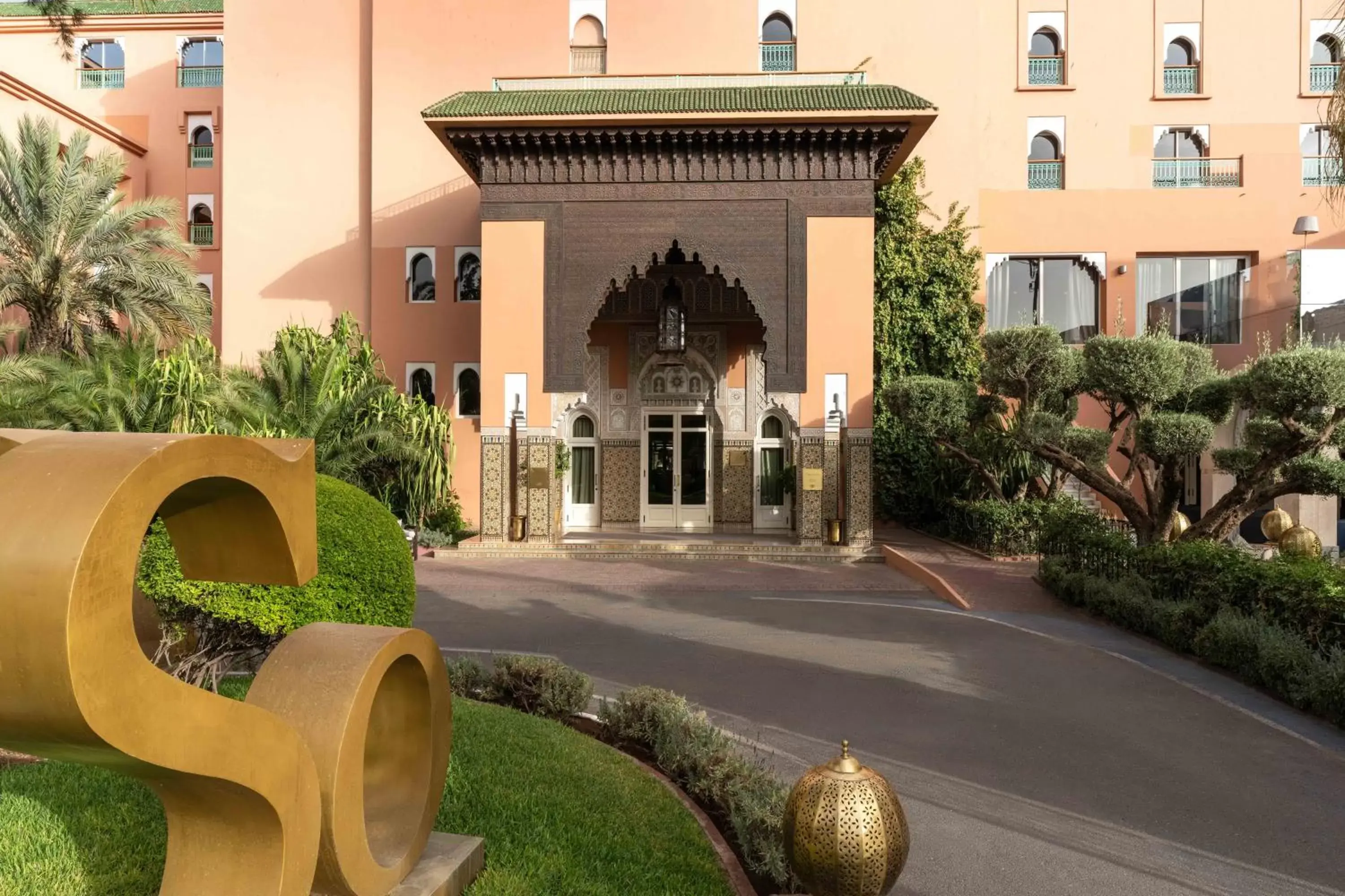 Facade/entrance, Property Building in Sofitel Marrakech Lounge and Spa