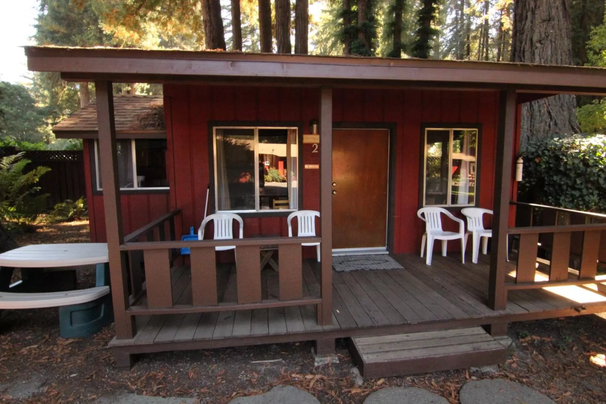 Patio in Fern River Resort